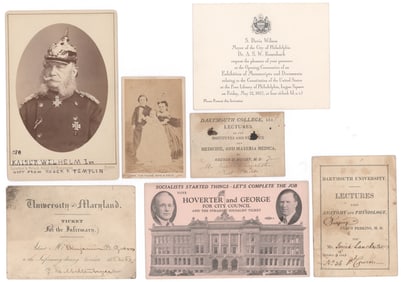 AUTOGRAPH AND EPHEMERA COLLECTION