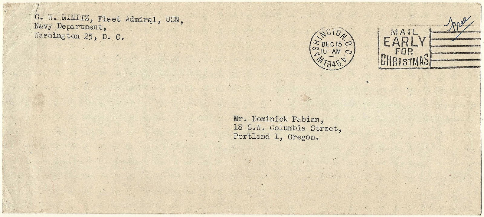 CHESTER W. NIMITZ - 3