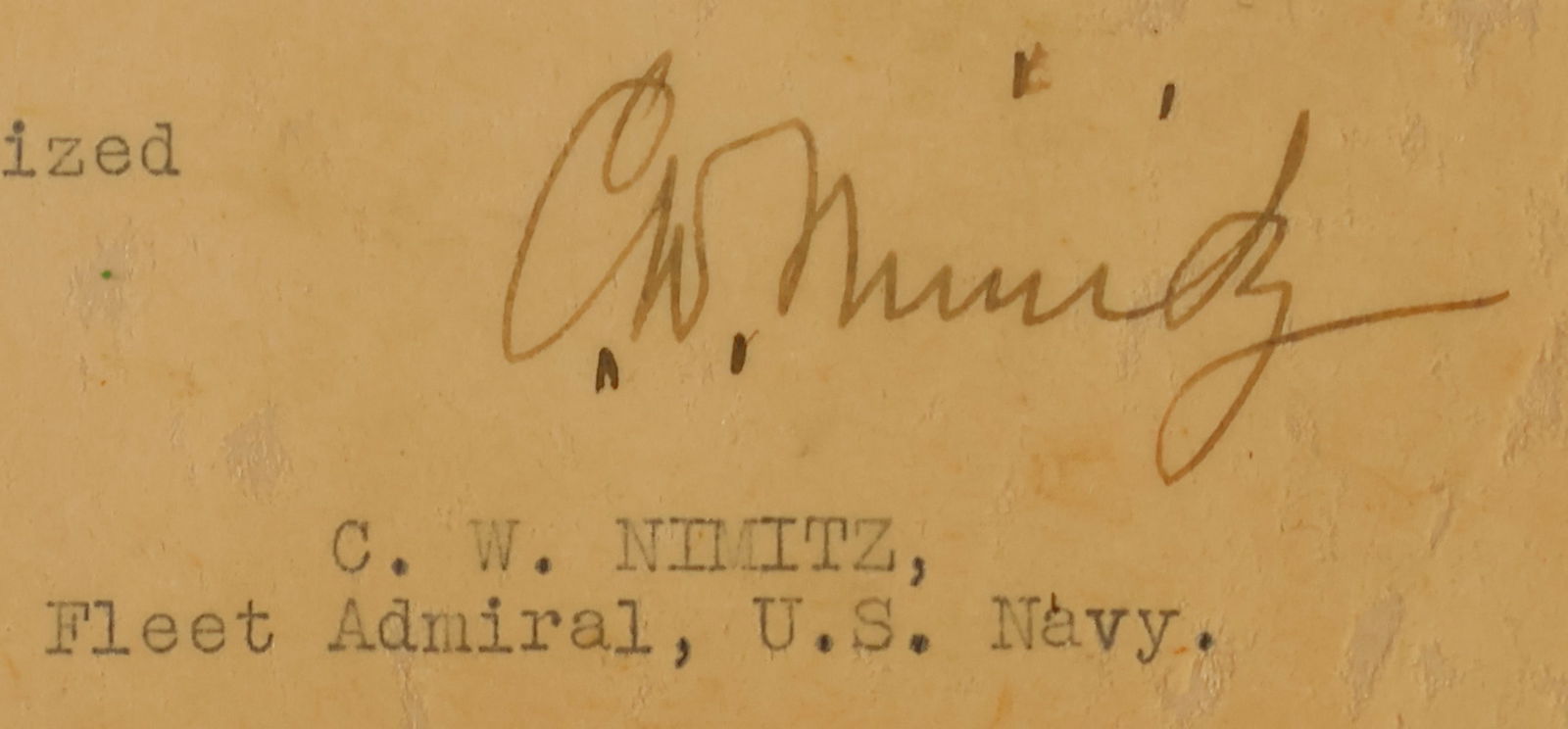 CHESTER W. NIMITZ - 2