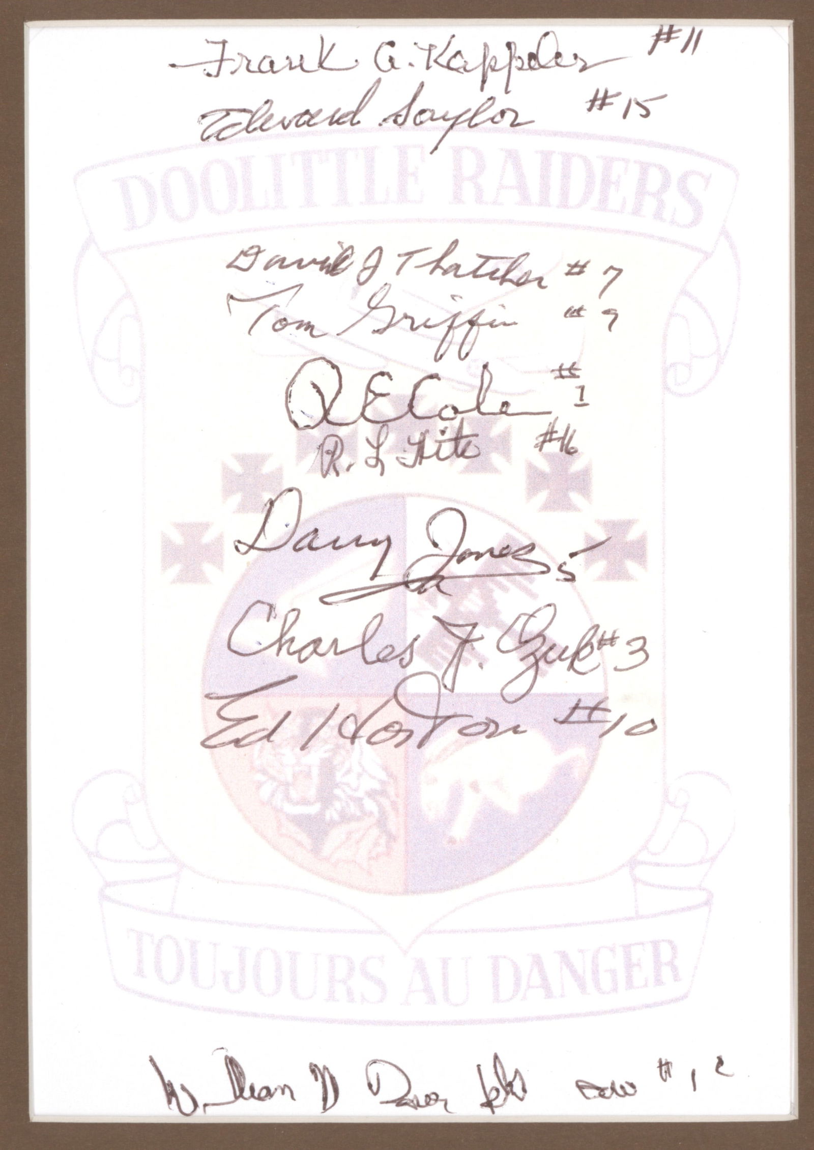 DOOLITTLE RAIDERS - 2