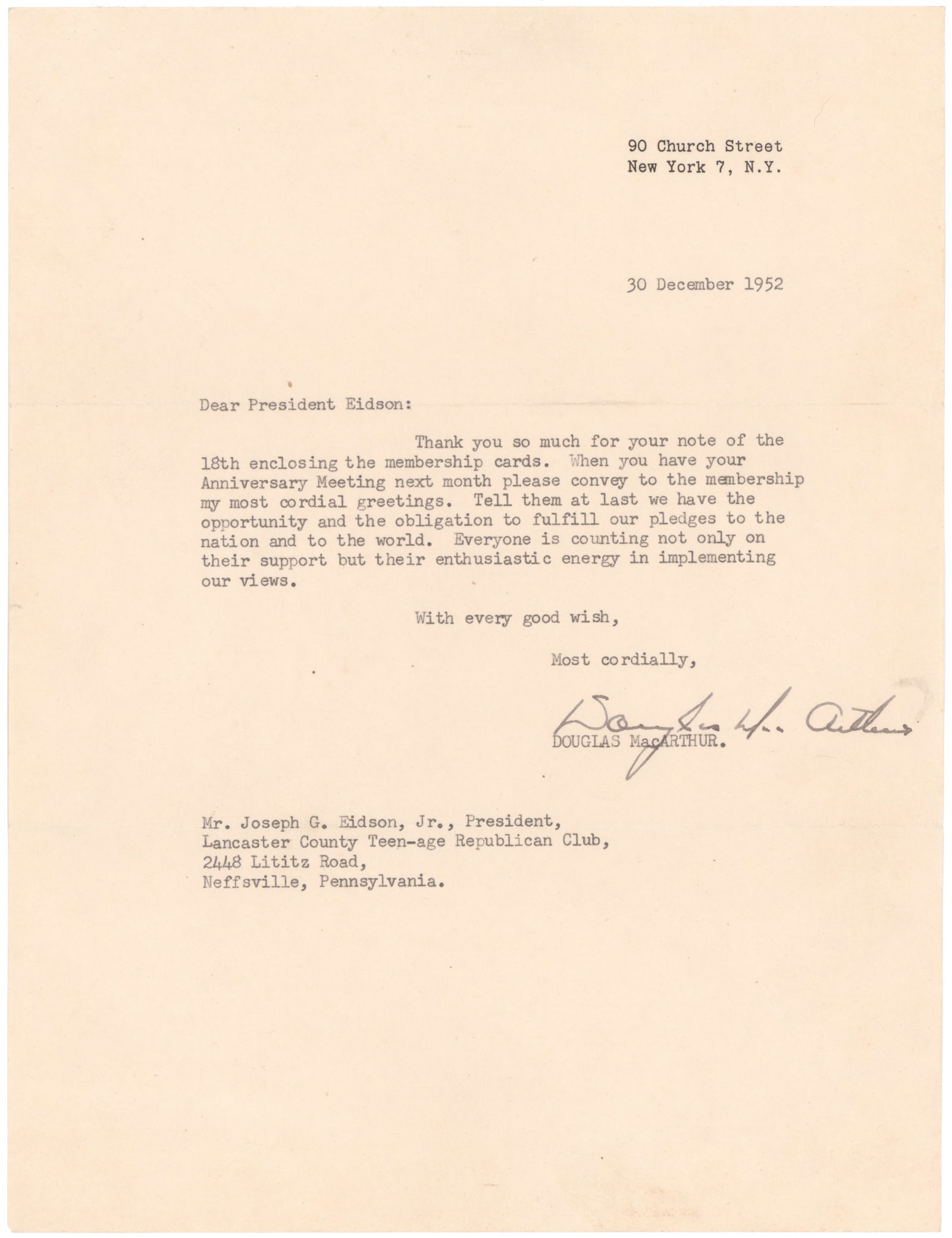 DOUGLAS MACARTHUR (1 of 2)