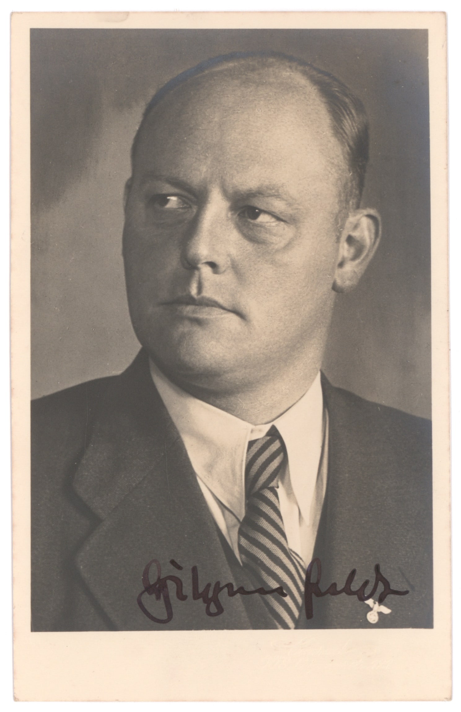 ERICH HILGENFELDT: (1897 – 1945) German high ranking official in the Nazi Party and Nazi government. He served as a Party organizer and propagandist and worked closely with the Berlin Gauleiter, Joseph Goebbels