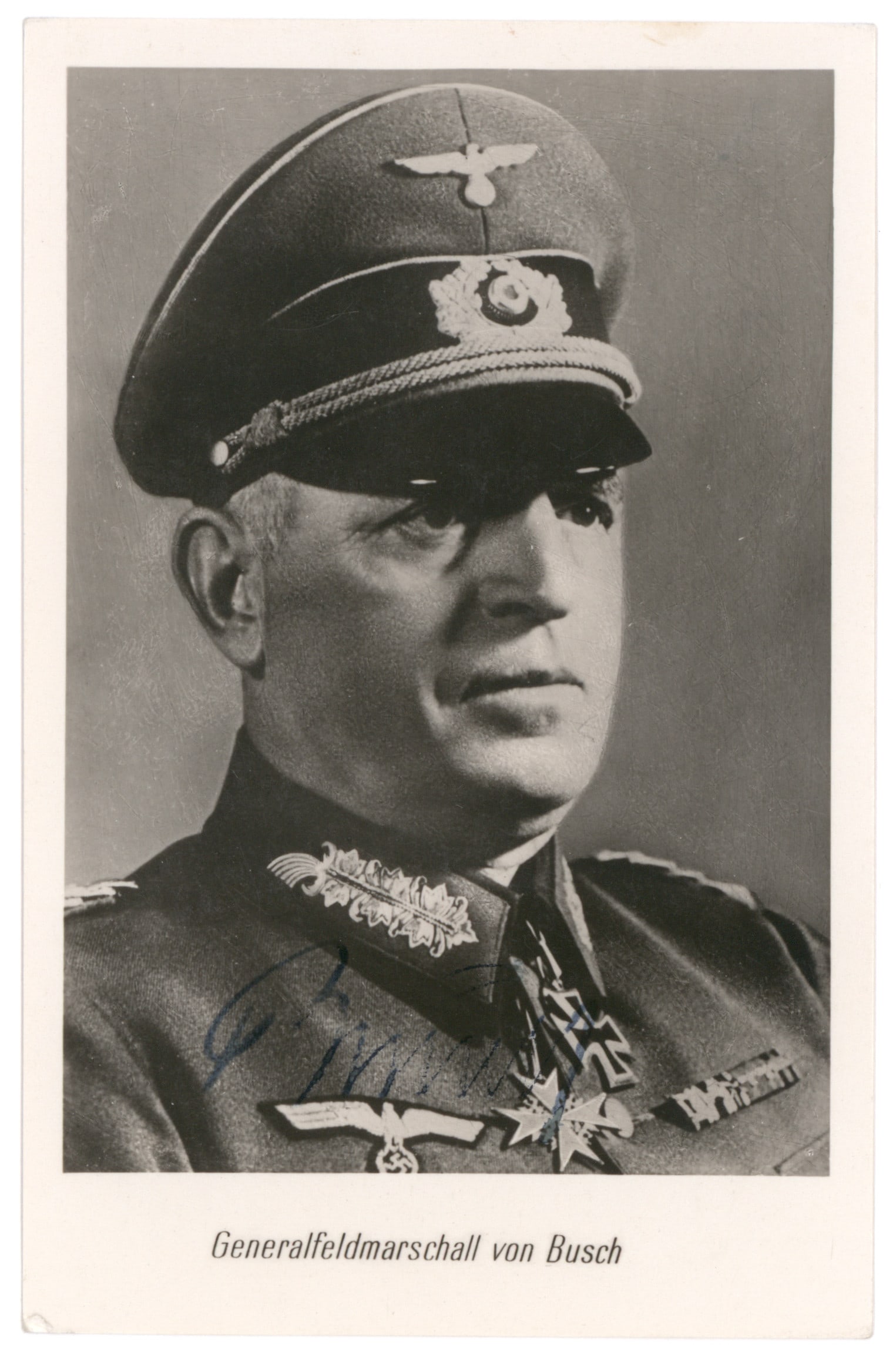 ERNST BUSCH: (1885 - 1945) German field marshal, served under List during the invasion of Poland and the following year led the German 16th Army during the Western Offensive. Defeated in Russia, he was sacked by H