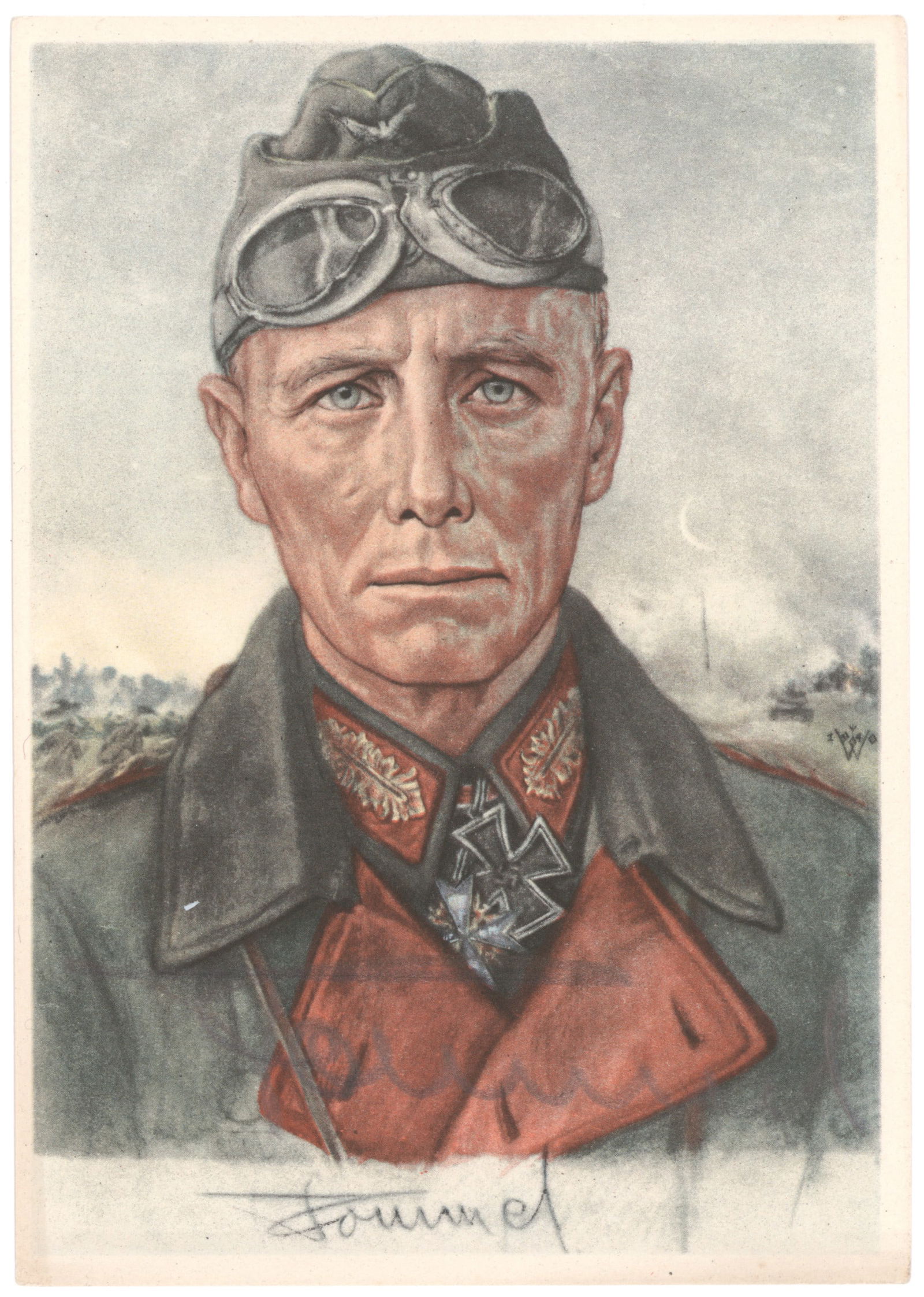 ERWIN ROMMEL: (1891 - 1944) German field marshal whose Afrika Corps threw back repeated British and American assaults in North Africa, later he defended Normandy and ultimately was forced to commit suicide due to