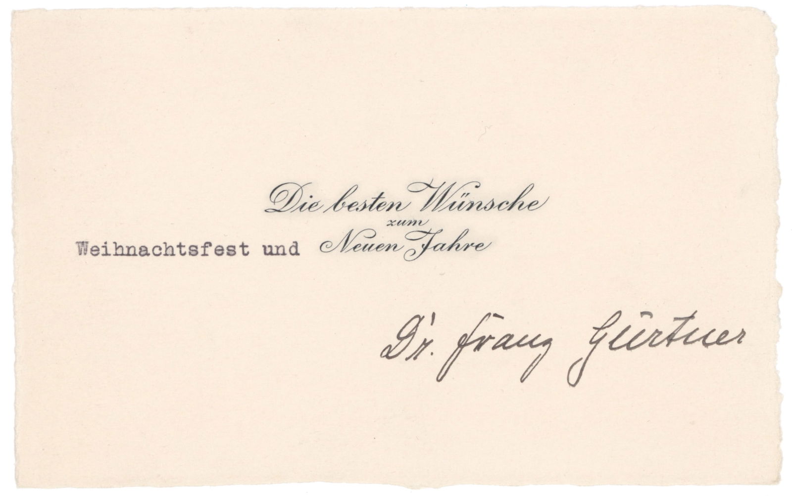 FRANZ GURTNER: (1881-1941) German Minister of Justice in Hitler's cabinet. Detesting the cruel ways of the Gestapo and SA in dealing with prisoners of war, he protested unsuccessfully to Hitler. Eventually found him
