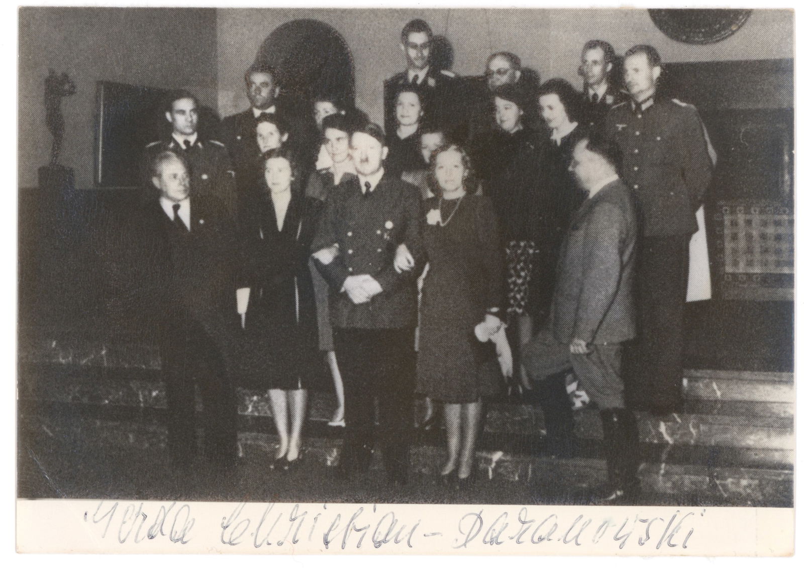 GERDA CHRISTIAN: (1913 - 1997) 'Dara', one of Adolf Hitler's private secretaries before and during World War II. She was part of a break-out group led by Brigadefuehrer Wilhelm Mohnke that included secretaries Else Kr