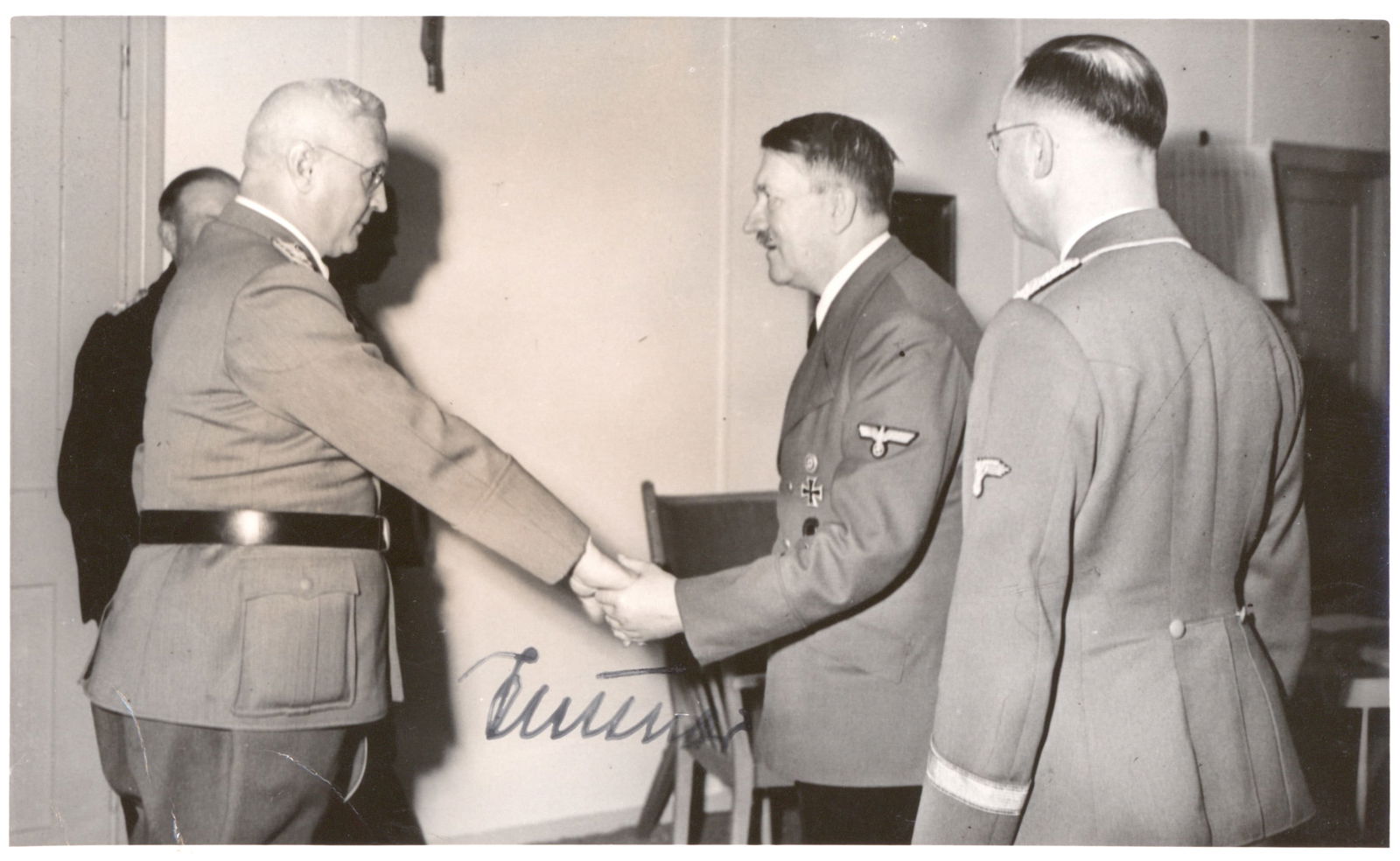 HANS JUTTNER: (1894 - 1965) Head of the SS's Main Leadership Office and also an SS Obergruppenfuhrer, responsible for building the many prisoner of war camps in which Soviet prisoners of war were held. Jailed for