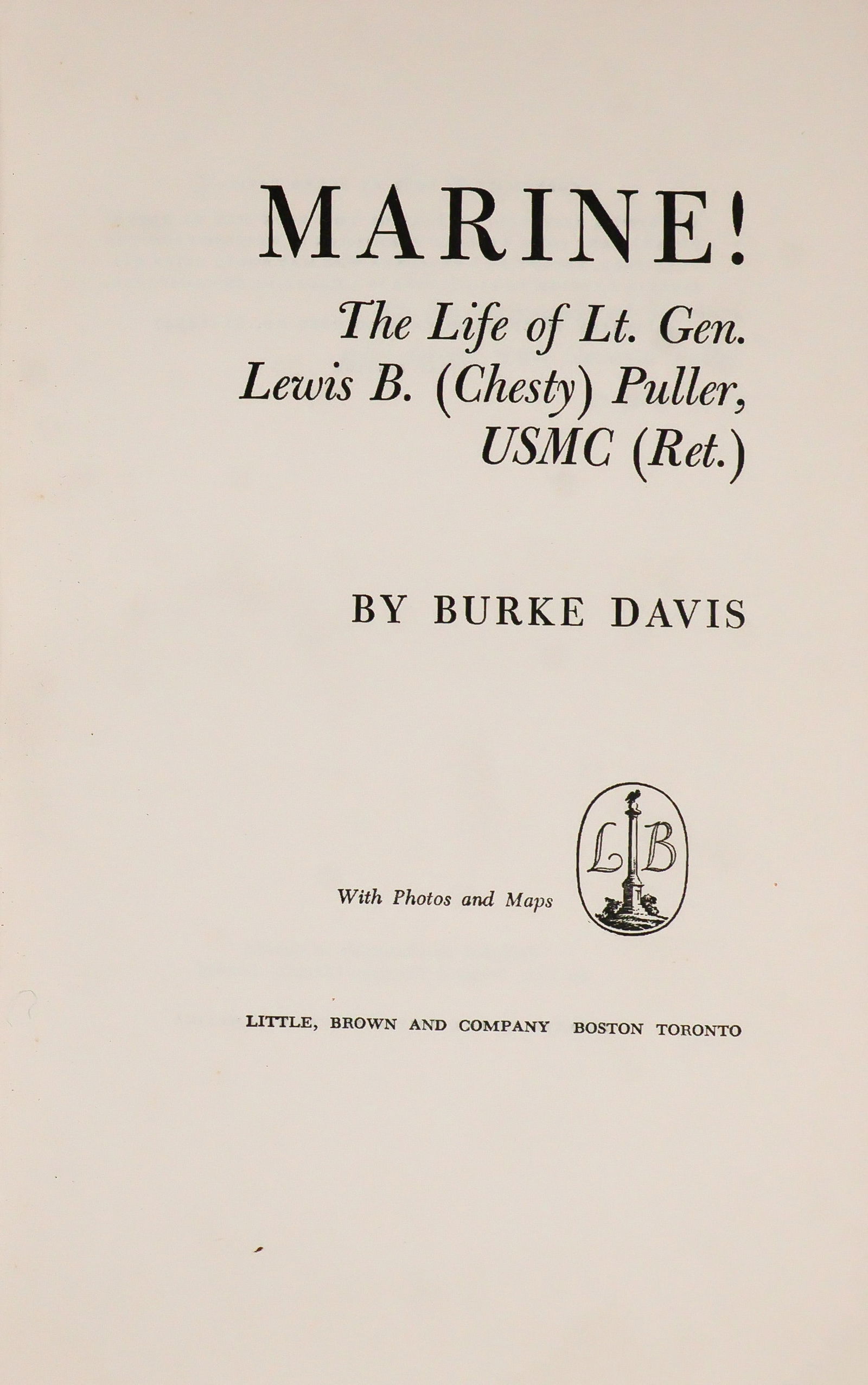 LEWIS 'CHESTY' PULLER - 2