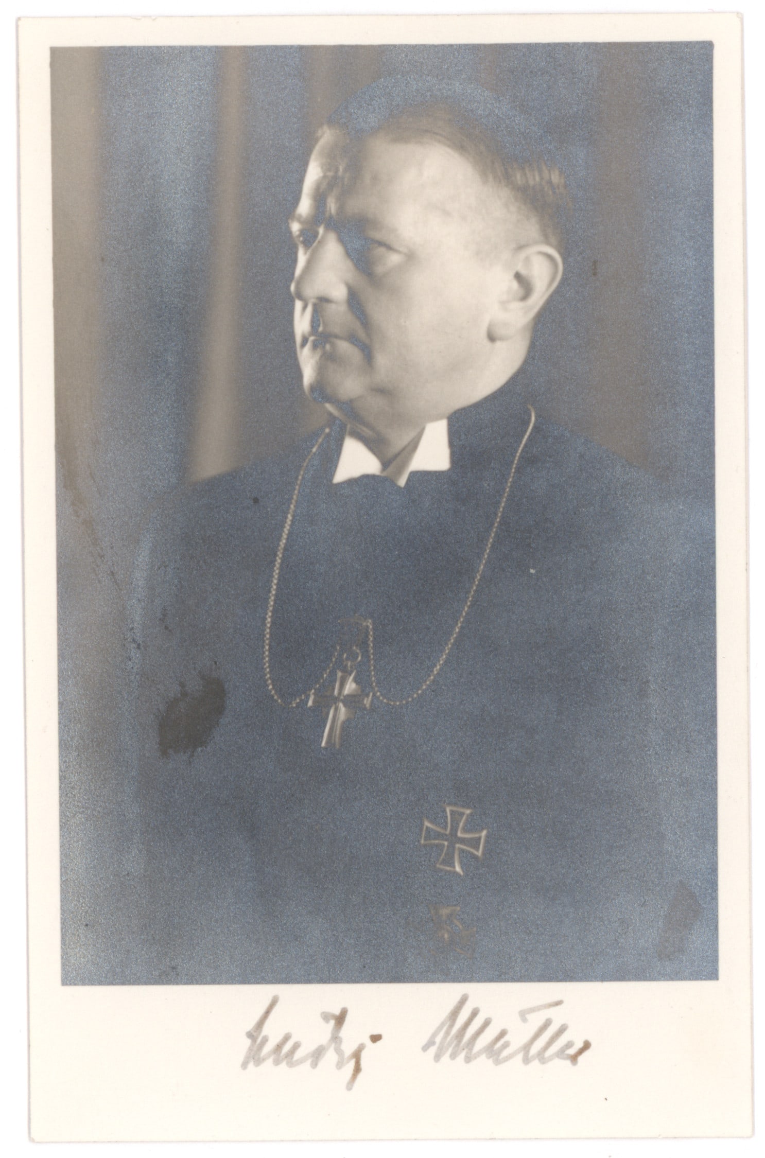 LUDWIG MULLER: (1883 – 1945) German theologian and leading member of the 'German Christians' faith movement. In 1933 he was imposed by the Nazi government as Reich Bishop of the German Evangelical Church.