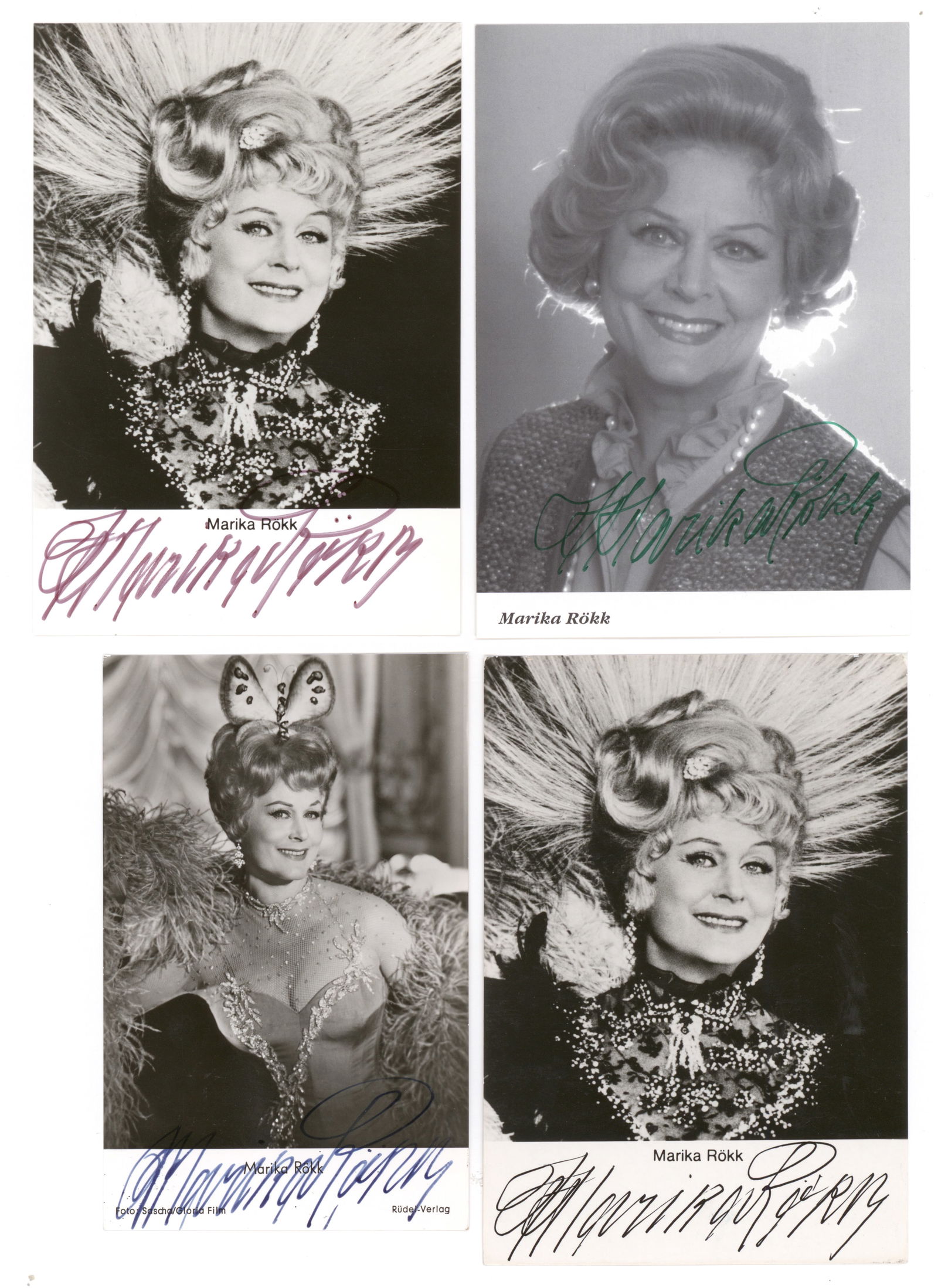 MARIKA ROKK: (1913 - 2004) Prominent dancer, singer and actress in Nazi-era German films, groomed by Goebbels to be a film icon rivaling Ginger Rogers and Rita Hayworth. According to declassified documents, Rokk