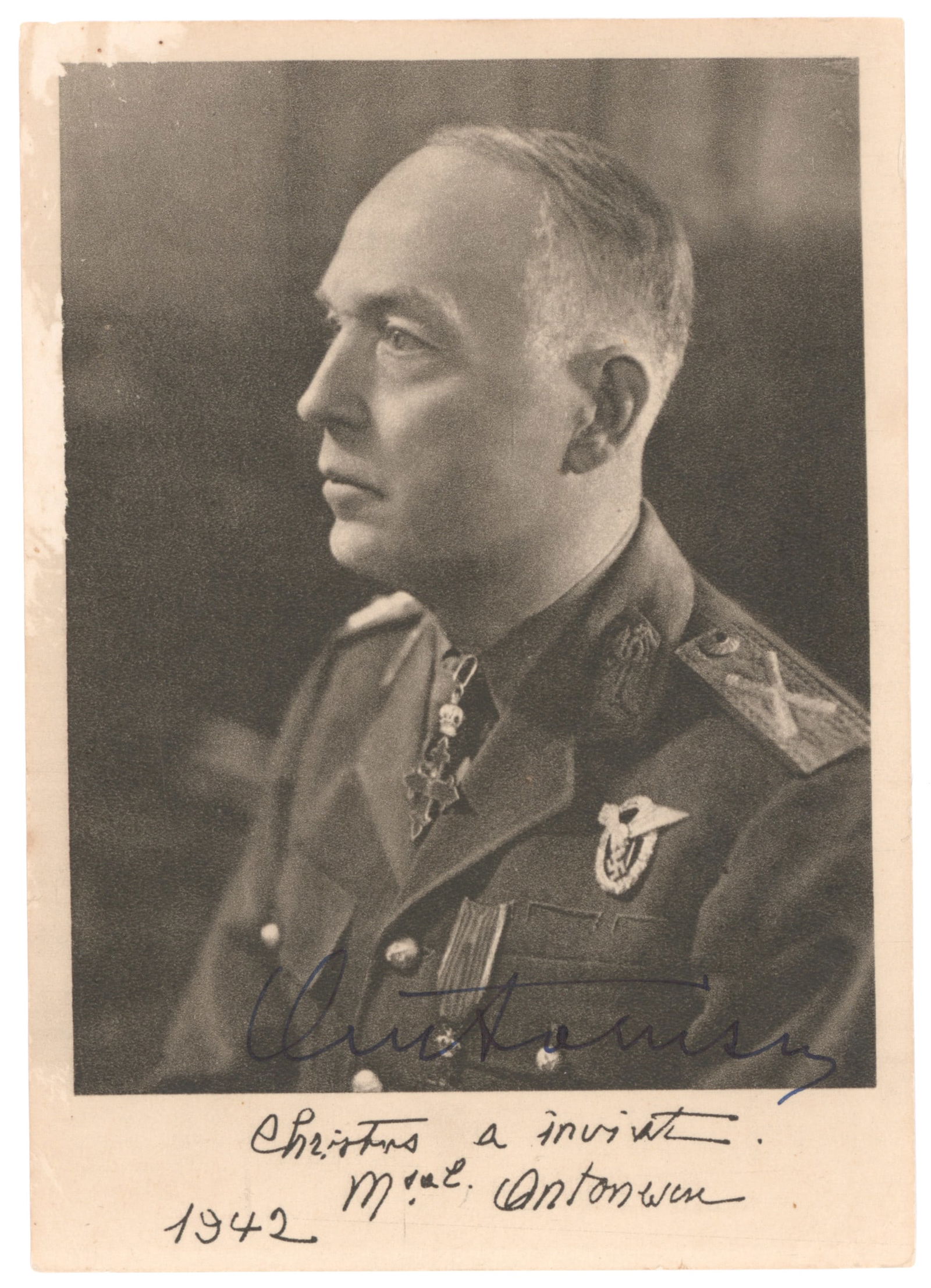MIHAI ANTONESCU: (1904 - 1946) Romanian politician who served as Deputy Prime Minister and Foreign Minister during World War II. Antonescu approved the slaughter of Jews in Bessarabia and Bukovina, and the