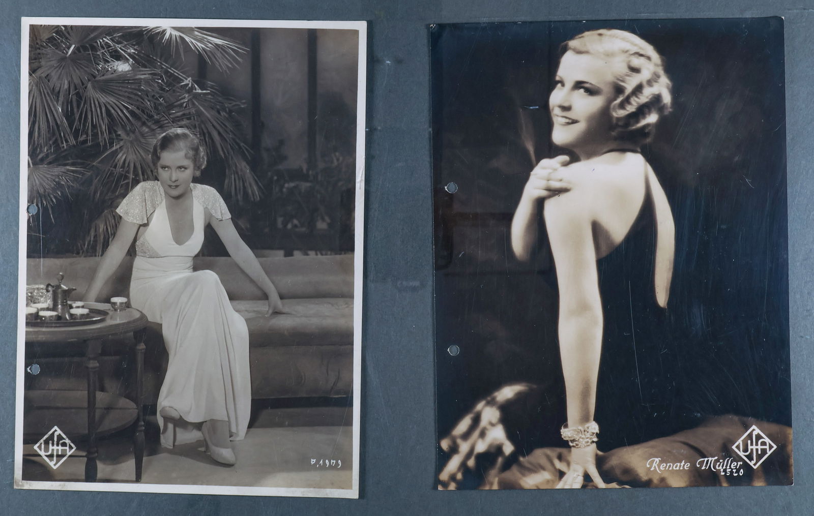 RENATE MULLER: (1906 - 1937) German film star with whom Hitler became captivated and enamored. In a dispute over SS treatment of her Jewish lover, Muller threw herself beneath the wheels of Hitler's limousine and