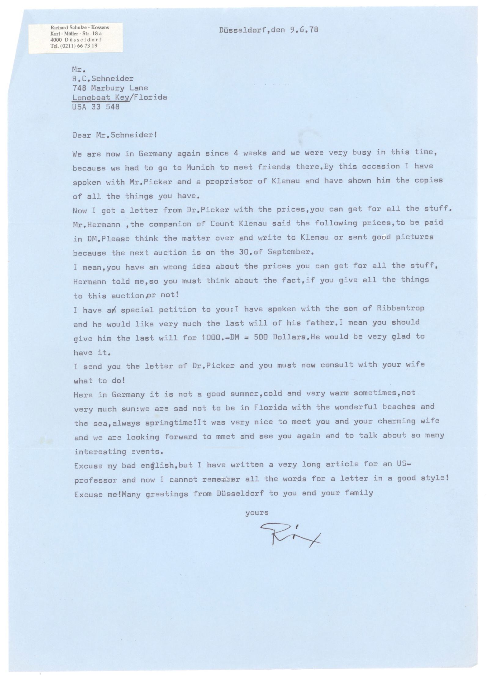 RICHARD SCHULZE-KOSSENS - 3