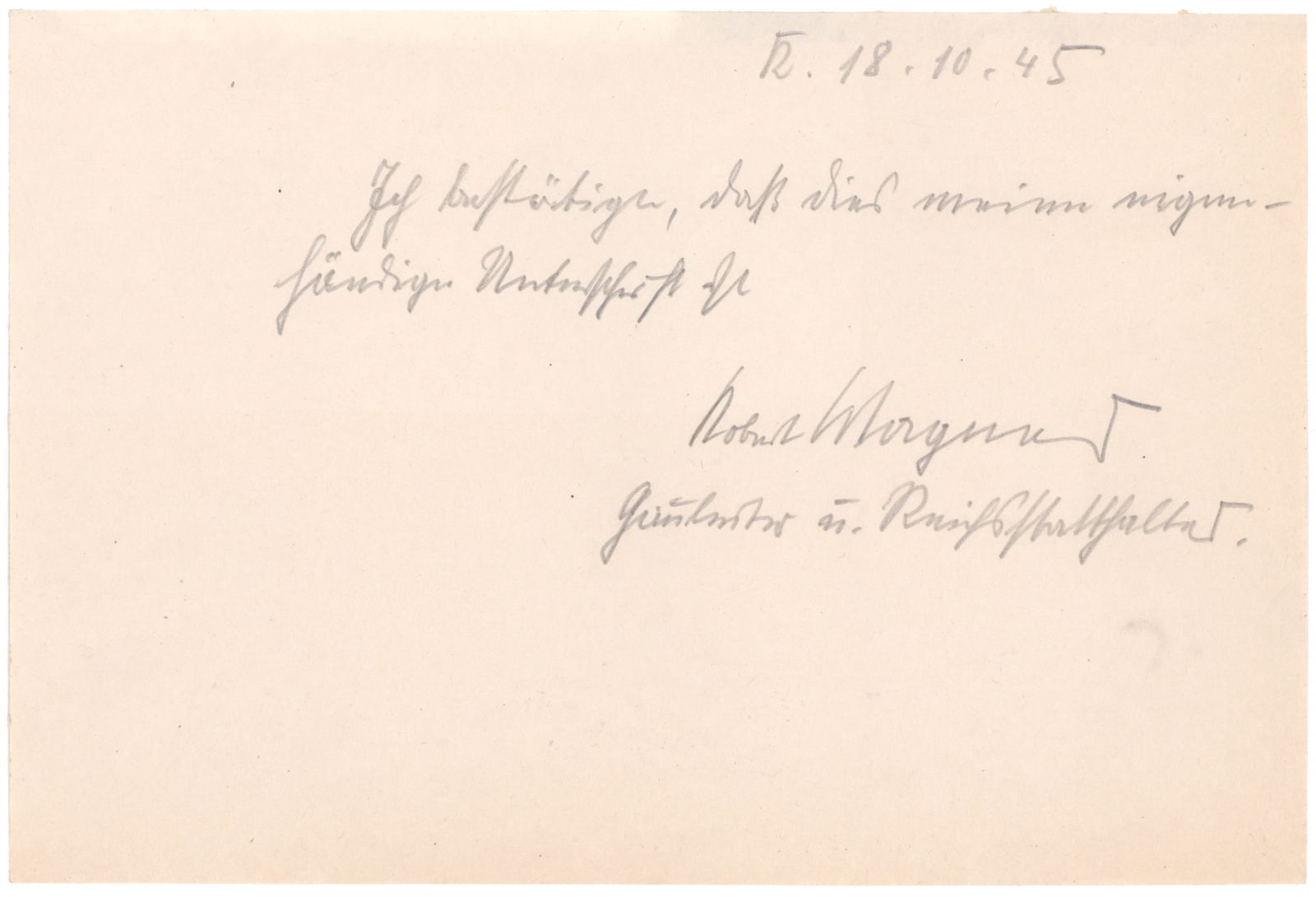 ROBERT WAGNER: (1895-1946) Nazi party official and politician who served as Gauleiter and Reichsstatthalter of Baden, and Chief of Civil Administration for Alsace during the German occupation of France in World War