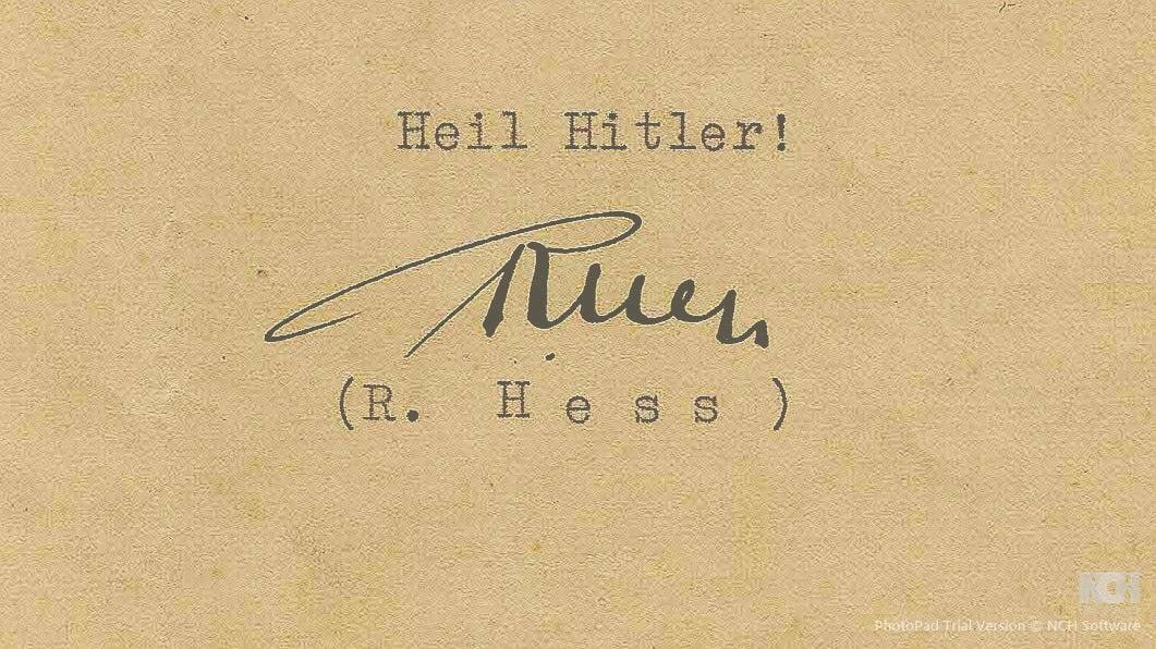 RUDOLF HESS - 2
