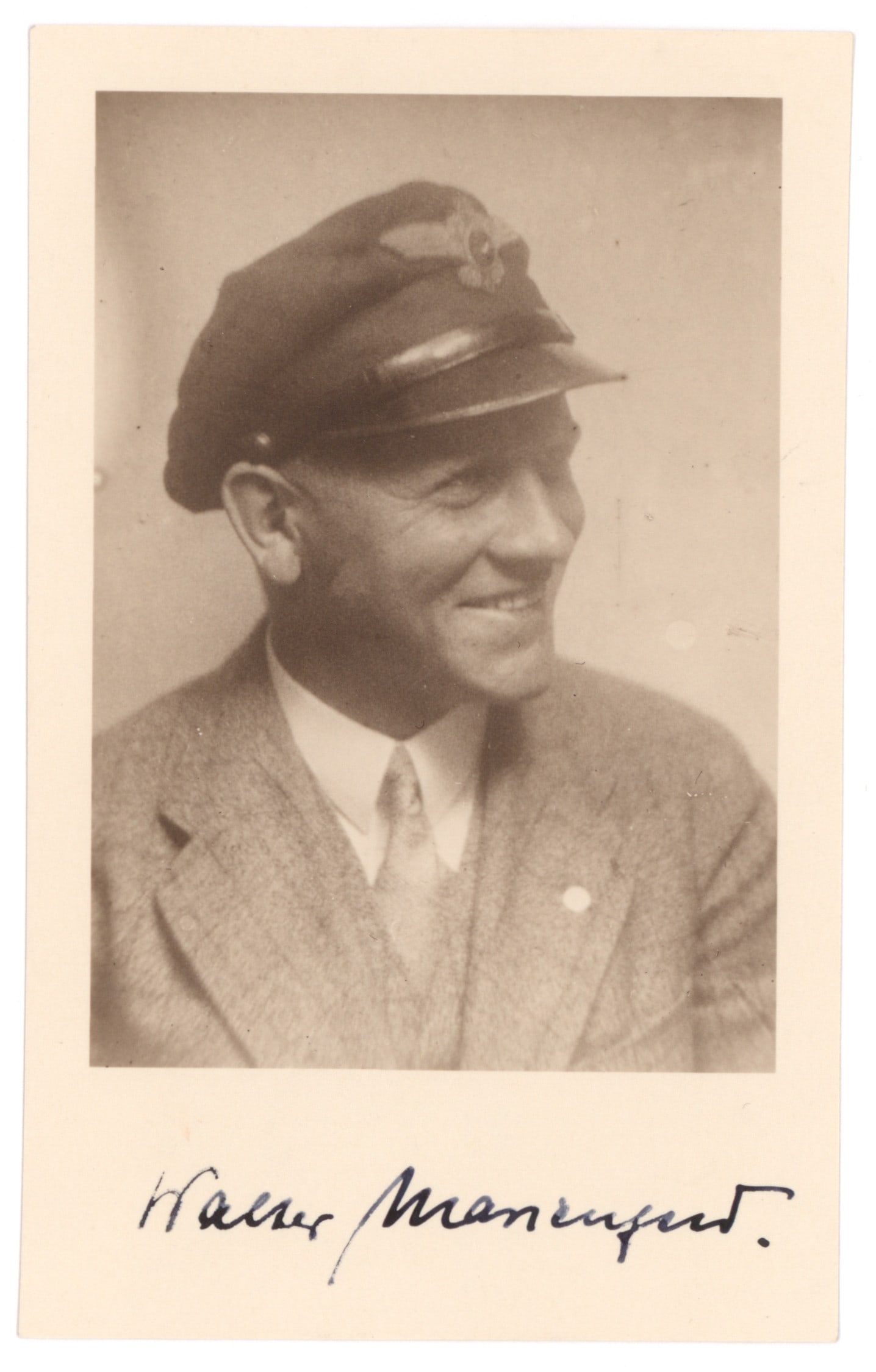 WALTER MARIENFELD: (1904 - 1944) Luftwaffe general and Knights Cross recipient, Inspector of Bombers and responsible for the readiness, training and tactics of the German bomber force, killed by shrapnel during an