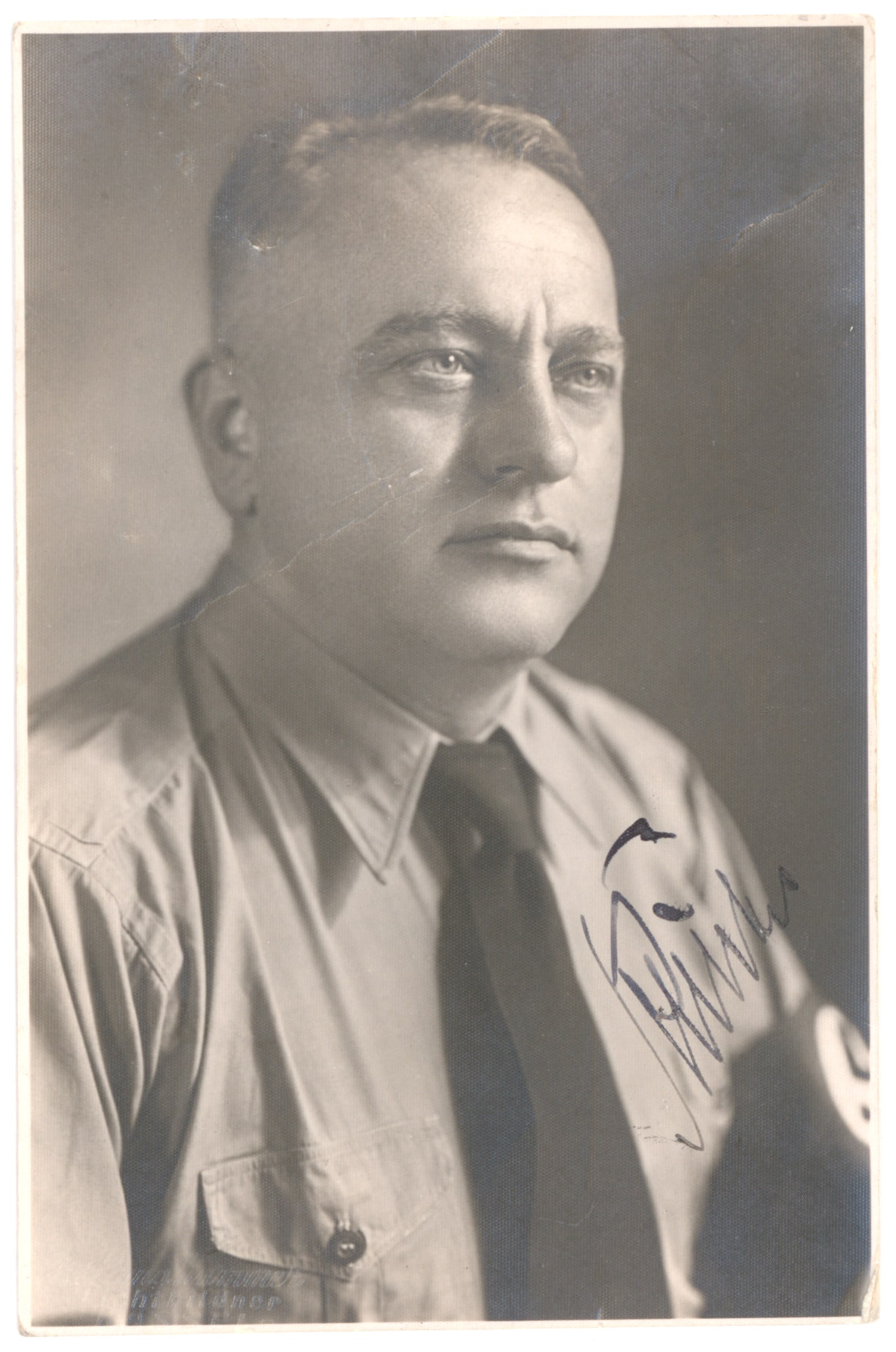 WILHELM 'WILLI' STOHR: (1903 – ca. 1997) Nazi Party official and politician who served as Gauleiter of Gau Westmark in the closing months of the war. He went missing after the end of the war in Europe and later emigra