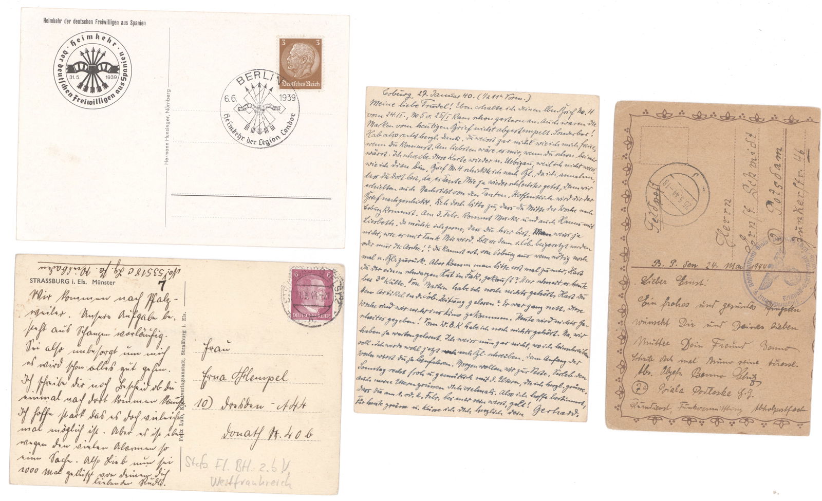 GERMAN WWII EPHEMERA GROUP - 7