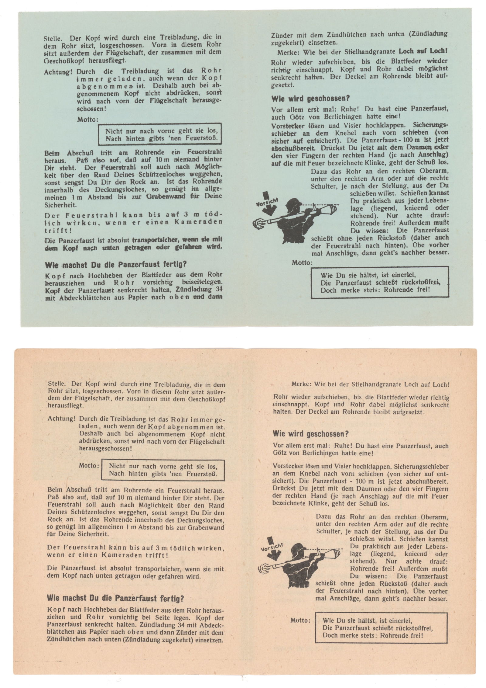 PANZERFAUST OPERATIONAL GUIDES (4) - 3