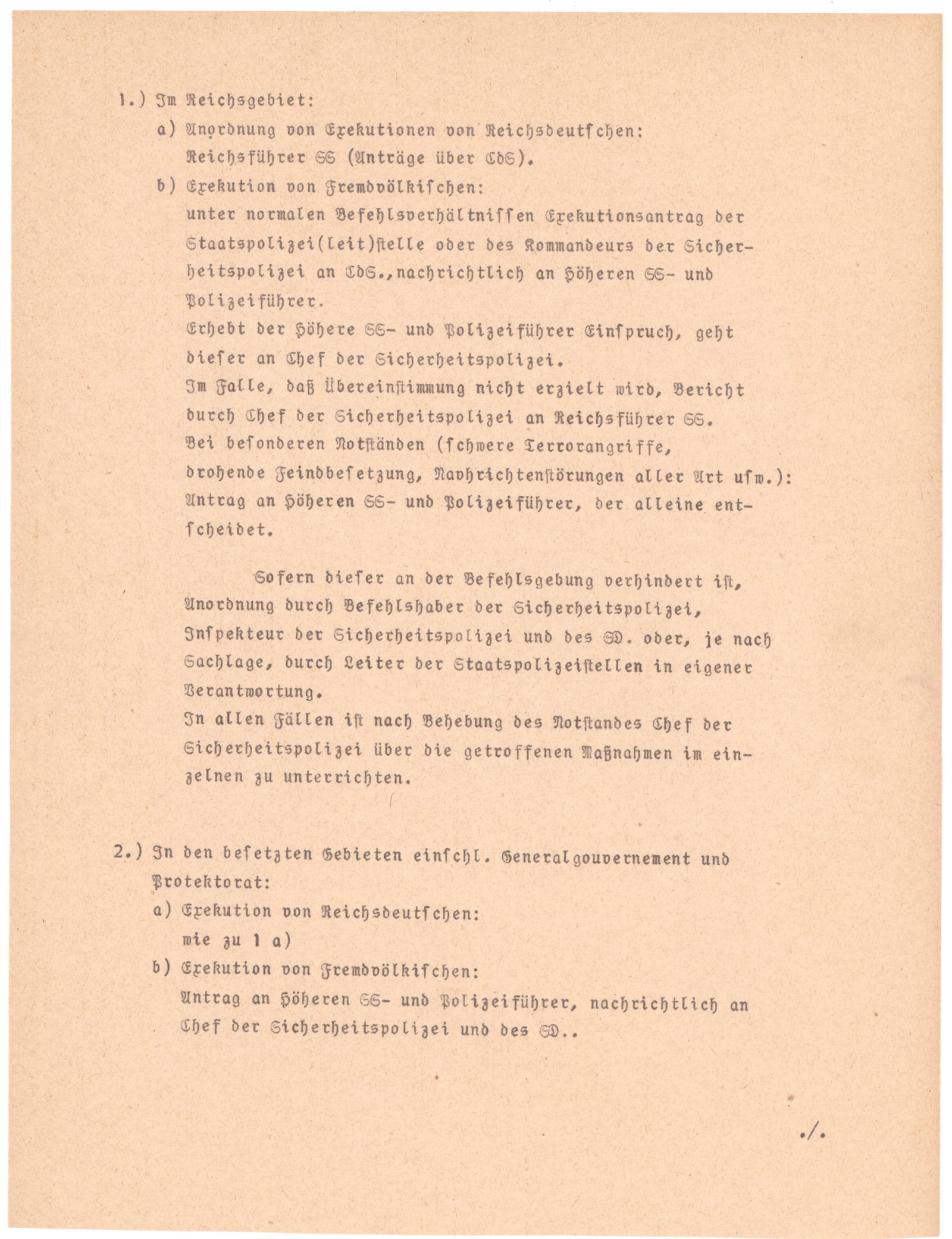 SS INSTRUCTIONS FOR EXECUTIONS IN OCCUPIED TERRITORIES (1 of 1)