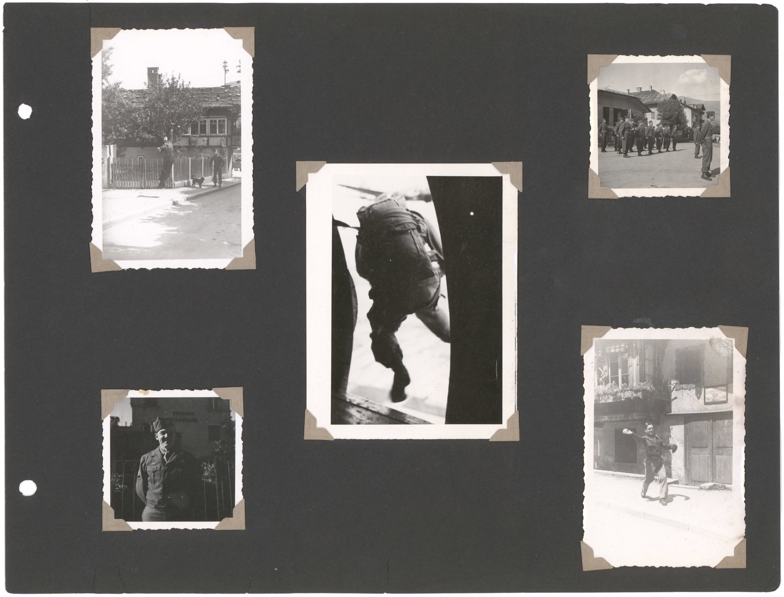 ('BAND OF BROTHERS' 506TH P.I.R.) ROBERT E. HALEY'S 506TH P.I.R WARTIME PHOTOGRAPHS (14): ROBERT E. HALEY (1919-2004) American military officer in the 101st Airborne Division, a well-rounded student and athlete from Connecticut who served first with the 541st P.I.R., then more famously as