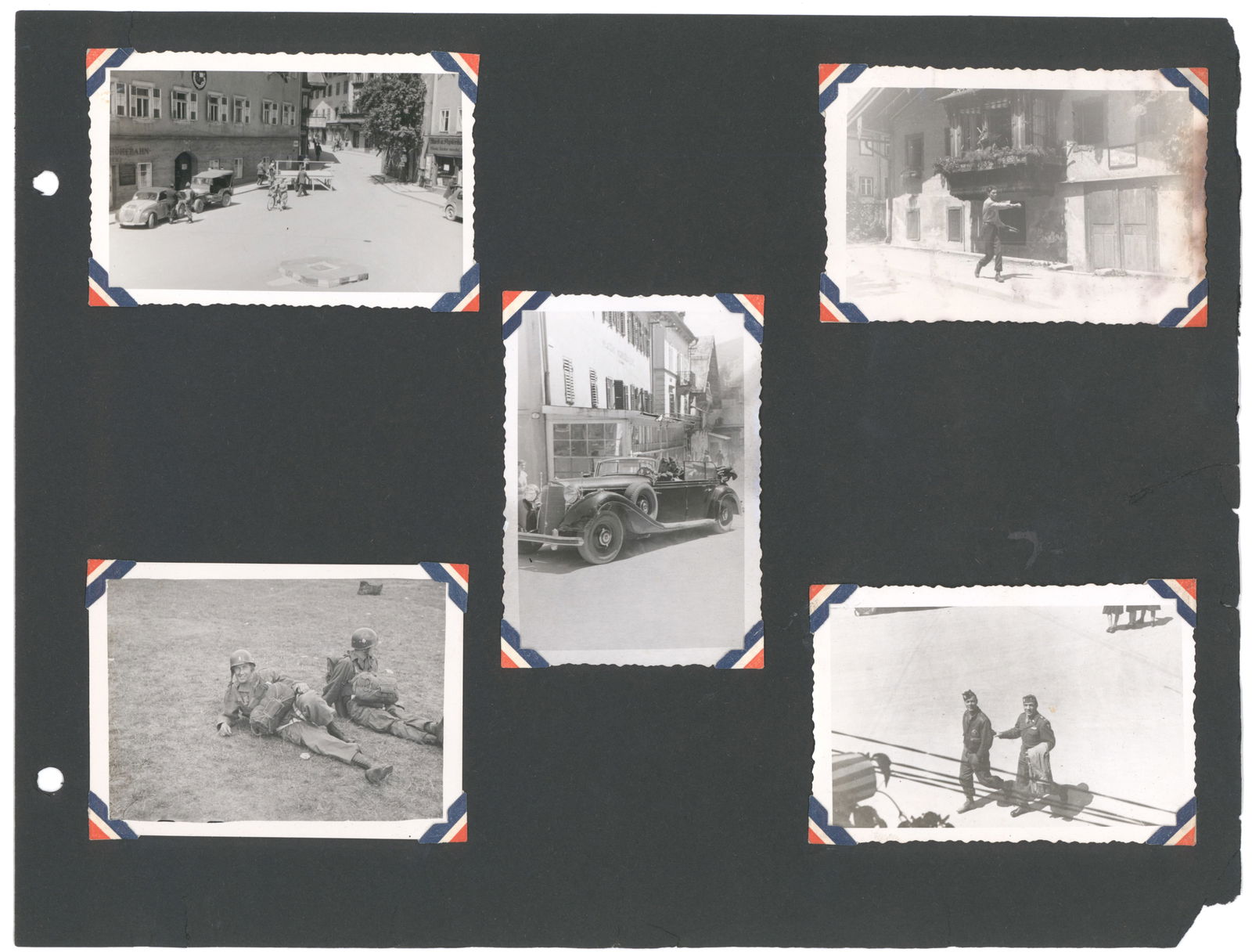 ('BAND OF BROTHERS' 506TH P.I.R.) ROBERT E. HALEY'S 506TH P.I.R WARTIME PHOTOGRAPHS (8): ROBERT E. HALEY (1919-2004) American military officer in the 101st Airborne Division, a well-rounded student and athlete from Connecticut who served first with the 541st P.I.R., then more famously as