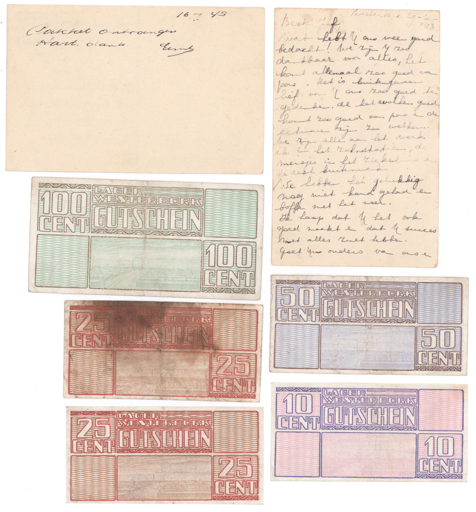 WESTERBORK CONCENTRATION CAMP GROUPING (7) - 2