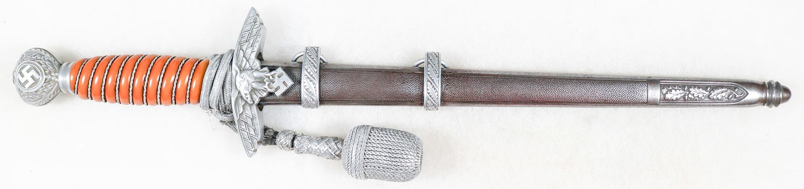 SECOND MODEL LUFTWAFFE DAGGER BY SMF, WITH PORTAPEE - 4