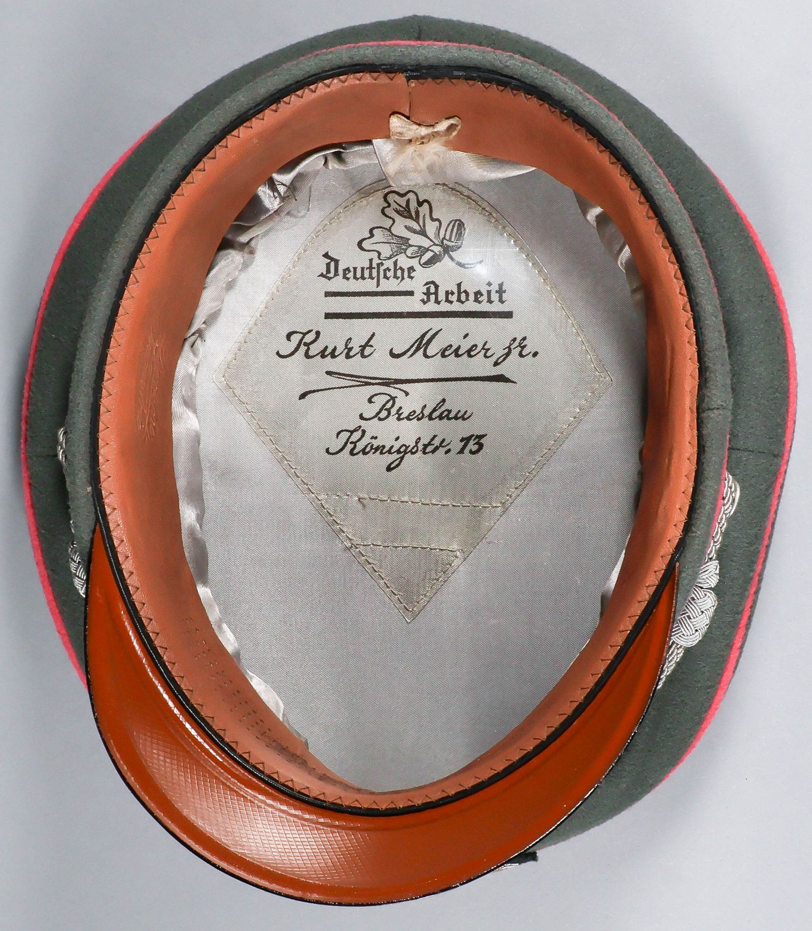 PANZER OFFICER'S VISOR CAP - 7