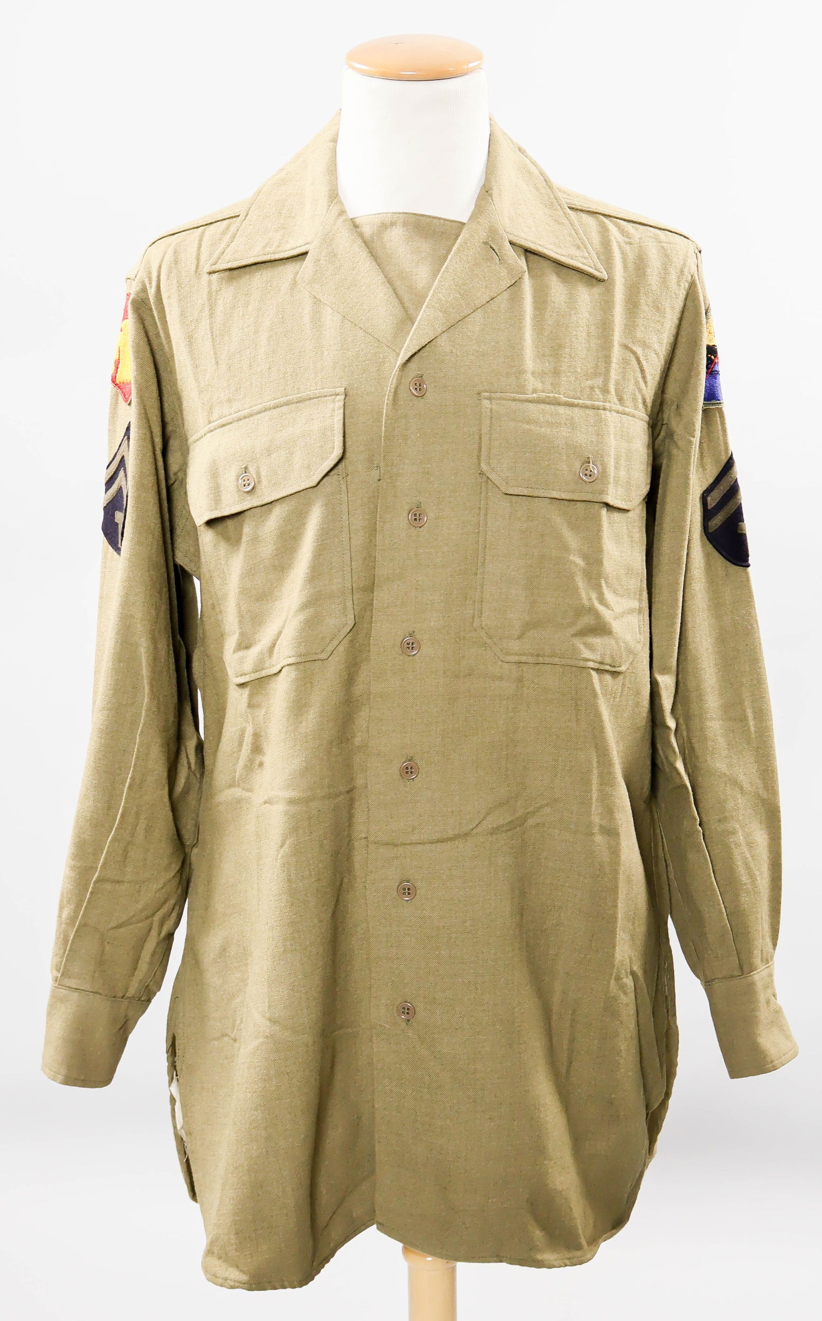 U.S. 45TH INFANTRY DIVISION AND 14TH ARMORED DIVISION UNIFORM SHIRT (1 of 7)