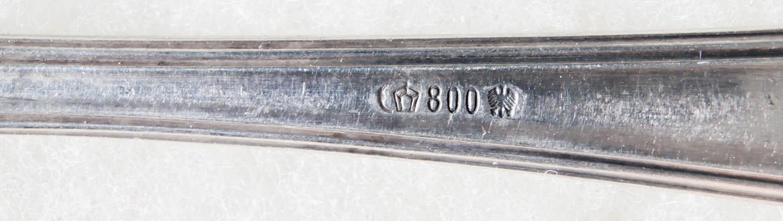 EVA BRAUN SILVER DINNER FORK - 4