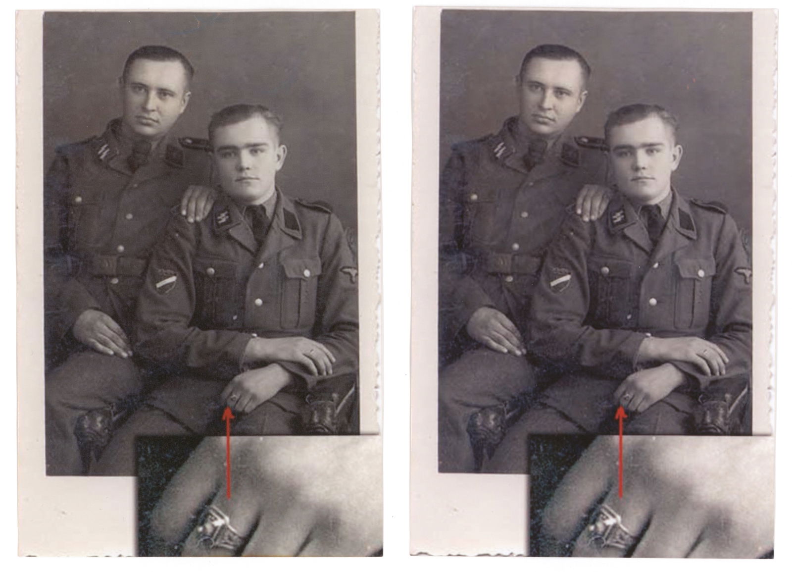 SS VOLUNTEER'S SILVER RING - 5