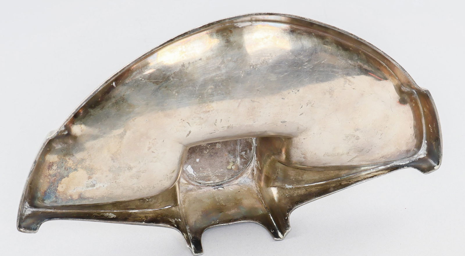 THIRD REICH SILVER EAGLE HEAD DESK SET - 7