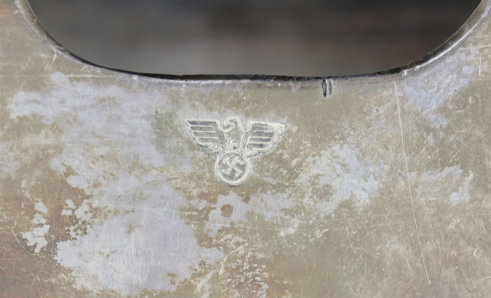 THIRD REICH SILVER EAGLE HEAD DESK SET - 8