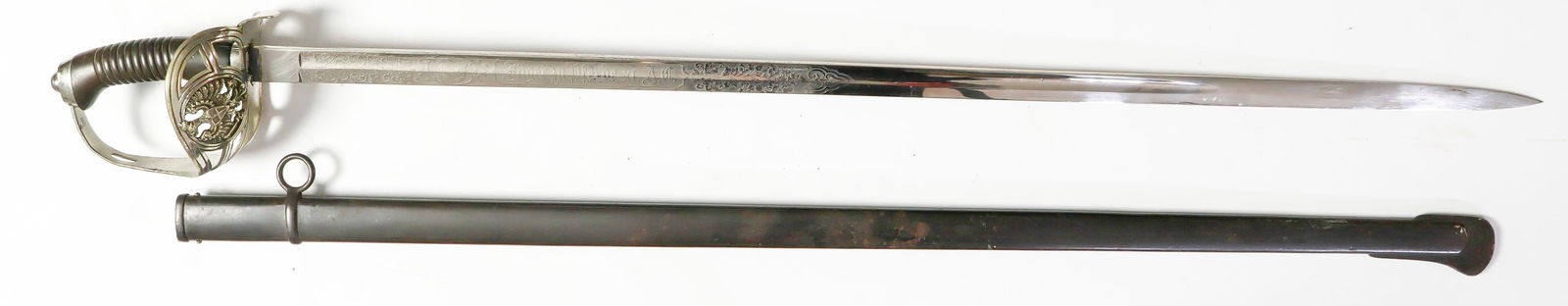 M1889 ‘JAGER ZU PFERDE’ CAVALRY OFFICER’S PRESENTATION SWORD (1 of 8)