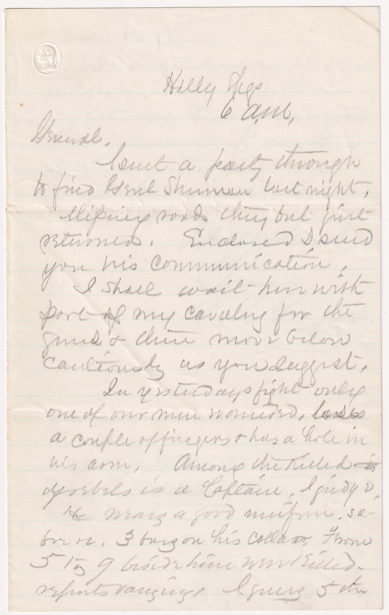 ALBERT L. LEE: (1834 - 1907) Union brigadier general who saw action at the Battles of Corinth and Port Gibson as well as in the Vicksburg and Red River campaigns. Fine military content, war date A.L.S., 2pp. 8vo., H