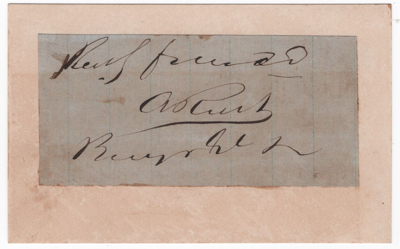 ALBERT RUST: (1818-1870) Confederate brigadier general who served under generals Robert E. Lee and Stonewall Jackson and fought with his brigade in almost every major battle of the Eastern Theater. A.E.S.