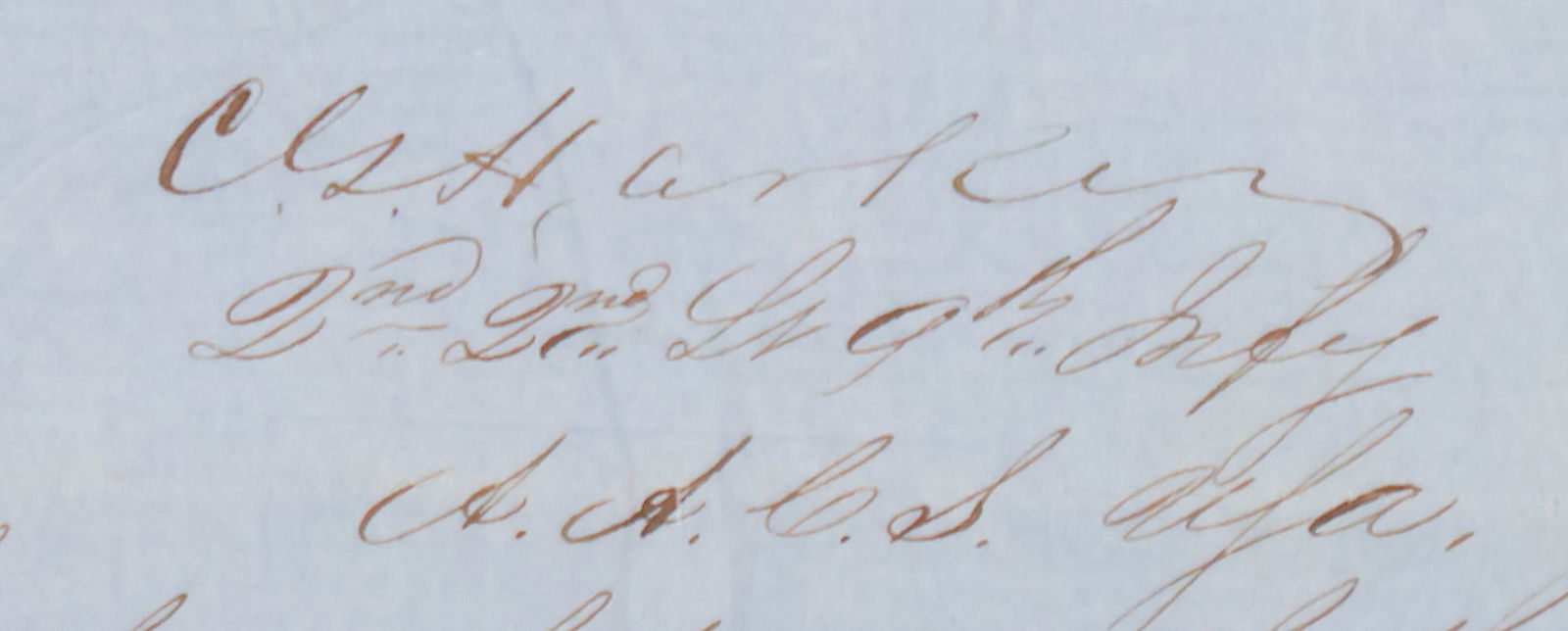 CHARLES G. HARKER: Union brigadier general killed in action while leading a charge at Kennesaw Mountain. Two items, the first a manuscript D.S. countersigned by future Confederate General JAMES J. ARCHER (1817-1864)