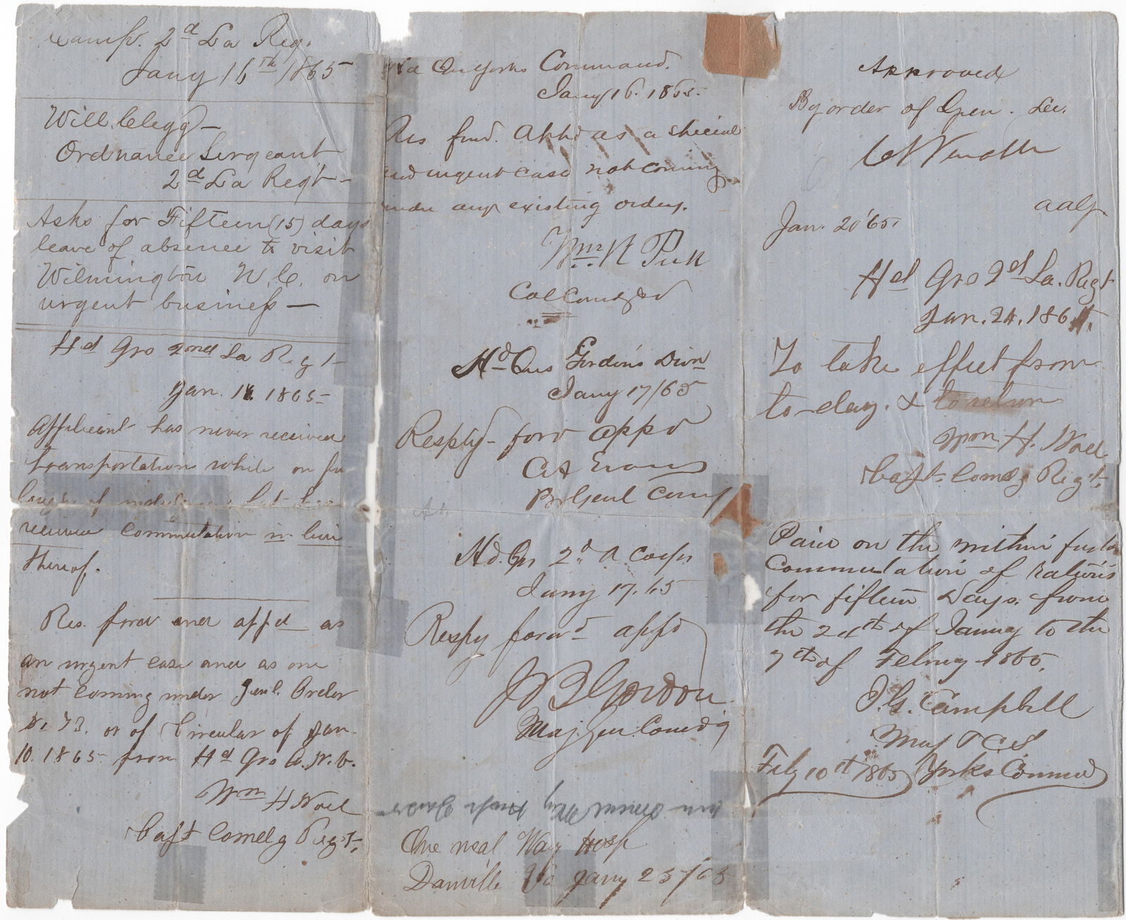 CONFEDERATE GENERALS WILLIAM R. PECK, CLEMENT A. EVANS AND JOHN B. GORDON (1 of 2)