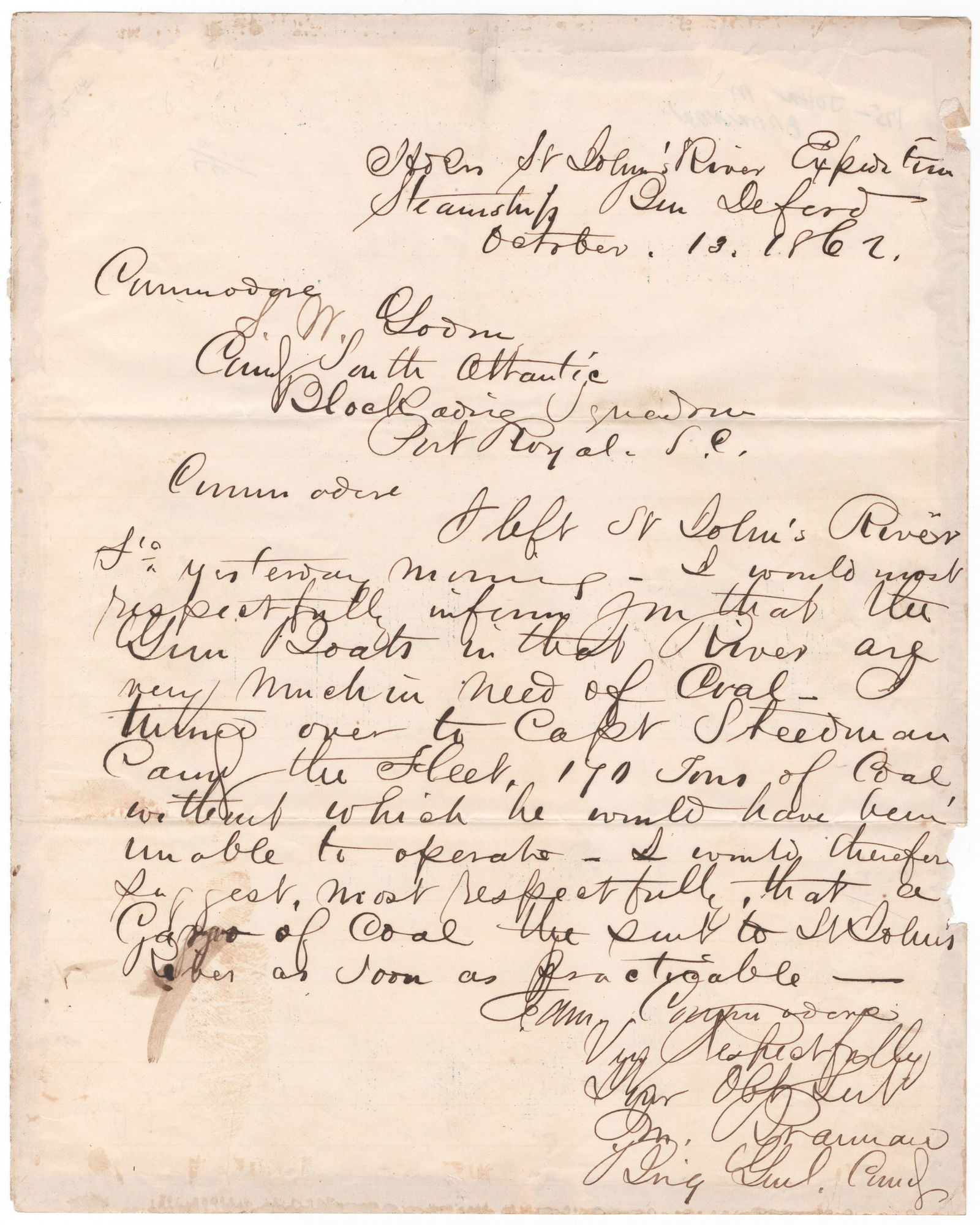 JOHN M. BRANNAN: (1819-1892) Union brigadier general who led the St. John's River expedition, later fighting at Missionary Ridge and Atlanta and losing 38 percent of his command while holding the last Union position