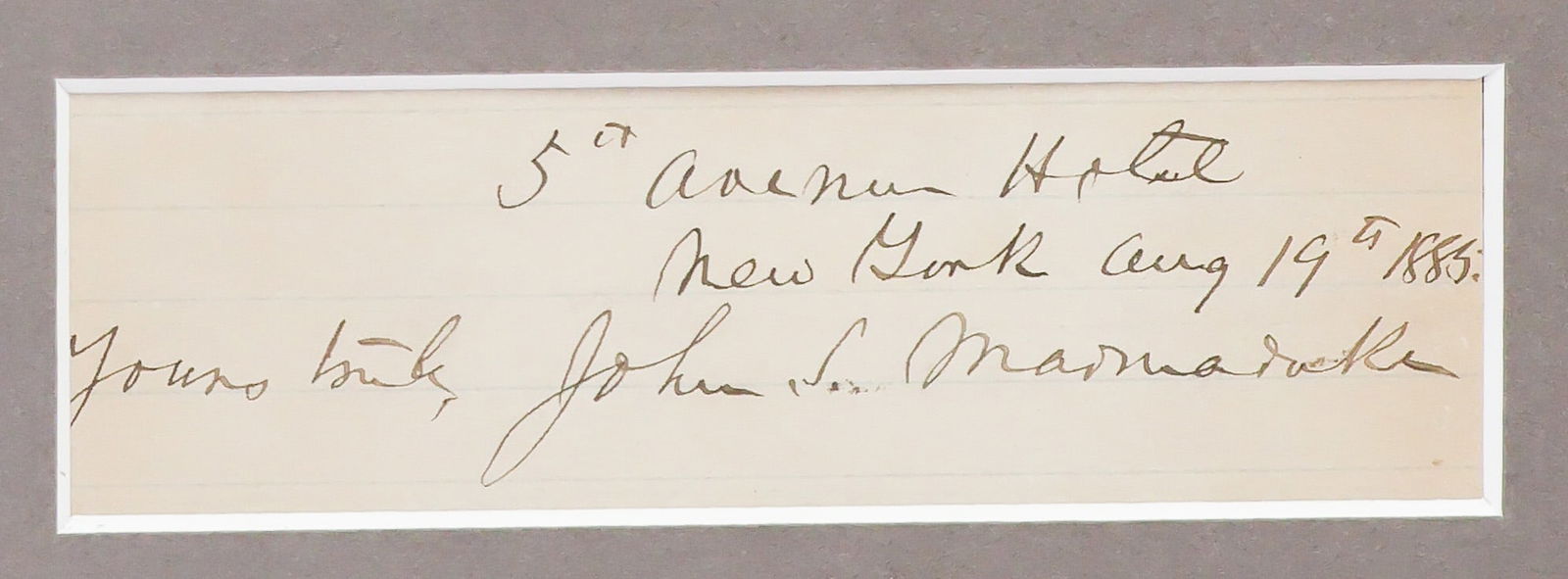 JOHN S. MARMADUKE - 2