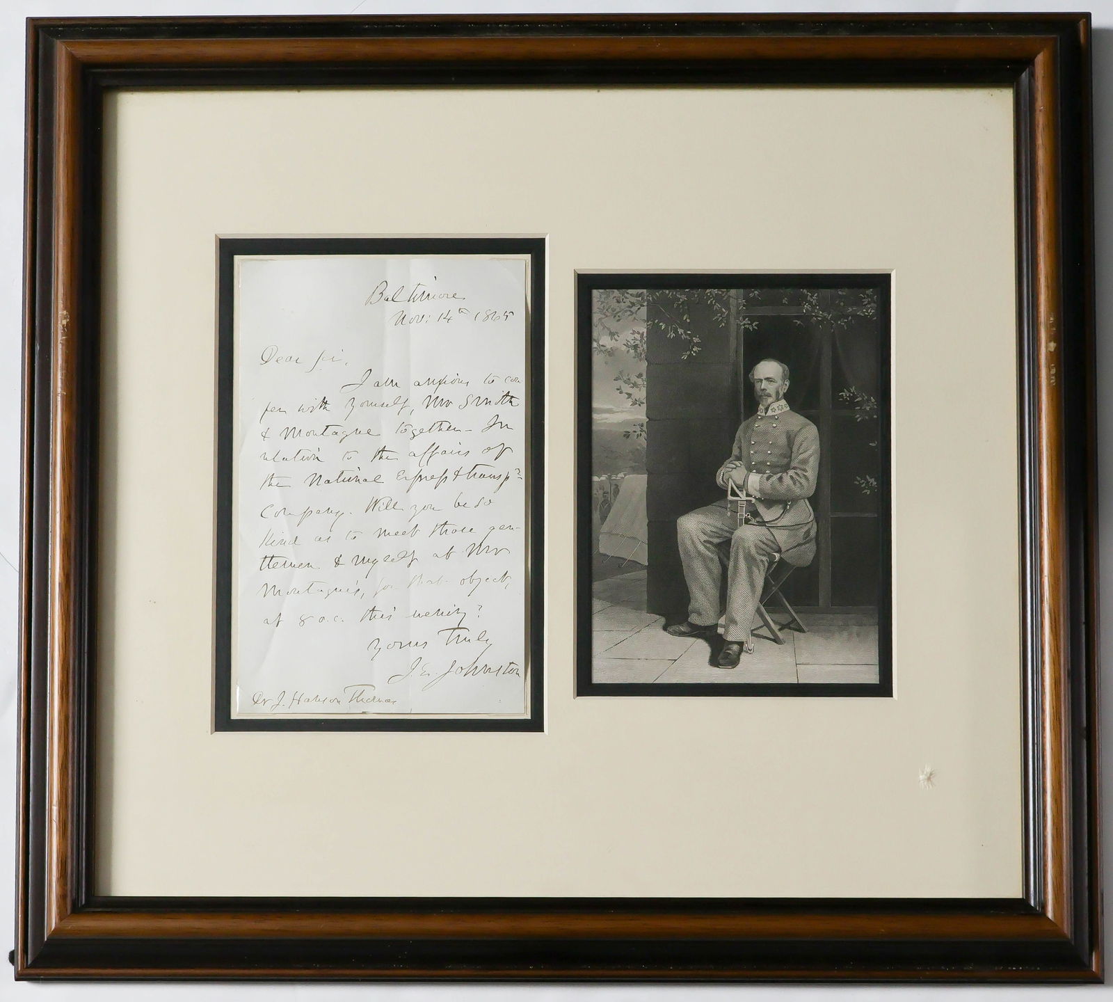 JOSEPH E. JOHNSTON: (1807 - 1891) Confederate major general who led armies at Bull Run and Seven Pines. Johnston is perhaps best remembered for his stubborn defense of Atlanta and his resistance to Sherman's March to the