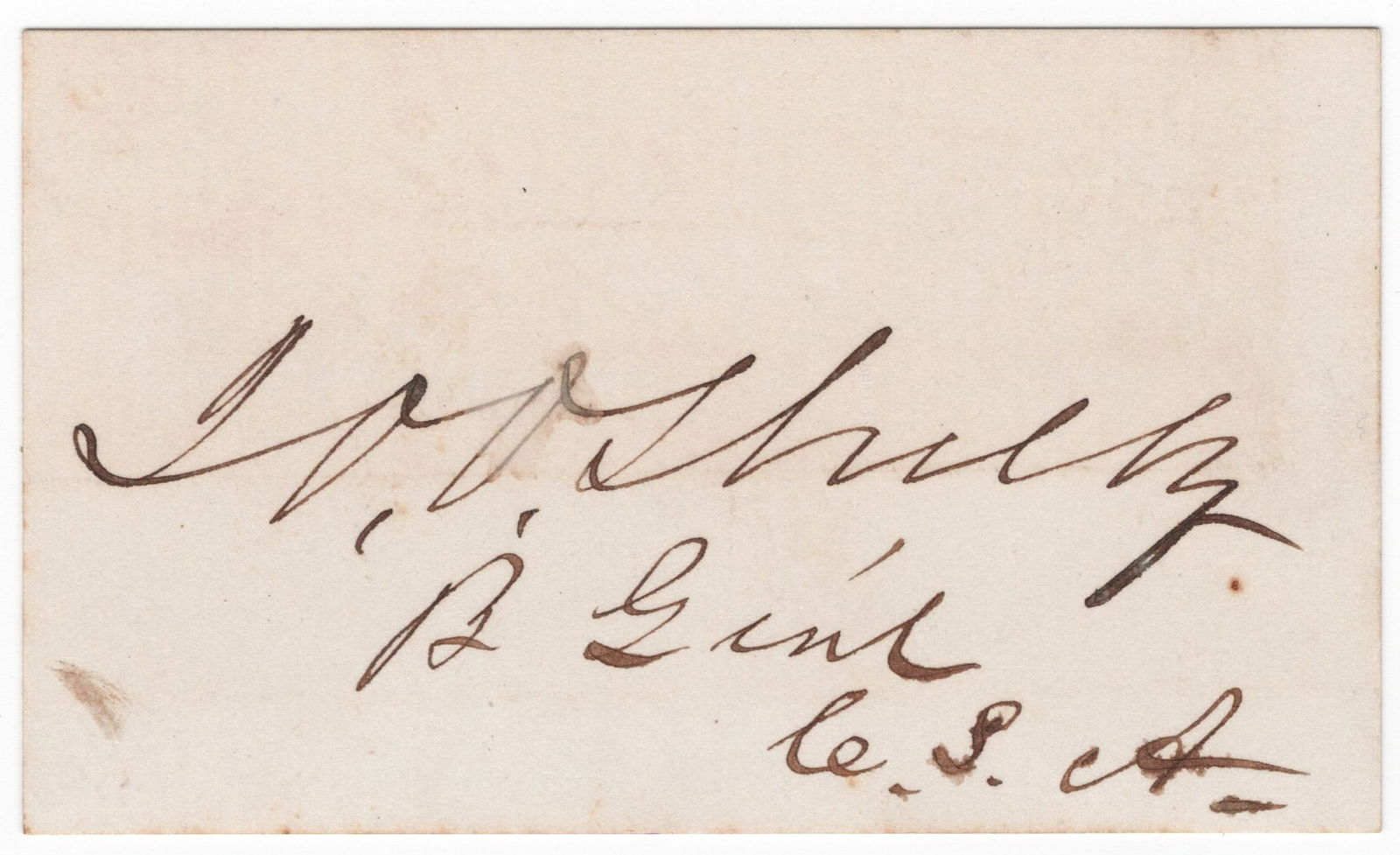 JOSEPH O. SHELBY: (1830-1897) Legendary Confederate brigadier general of cavalry, known as the 'Bedford Forrest of the West', orchestrated Shelby's Raid, commander of 'The Undefeated,' a detachment of roughly 1,000 Con