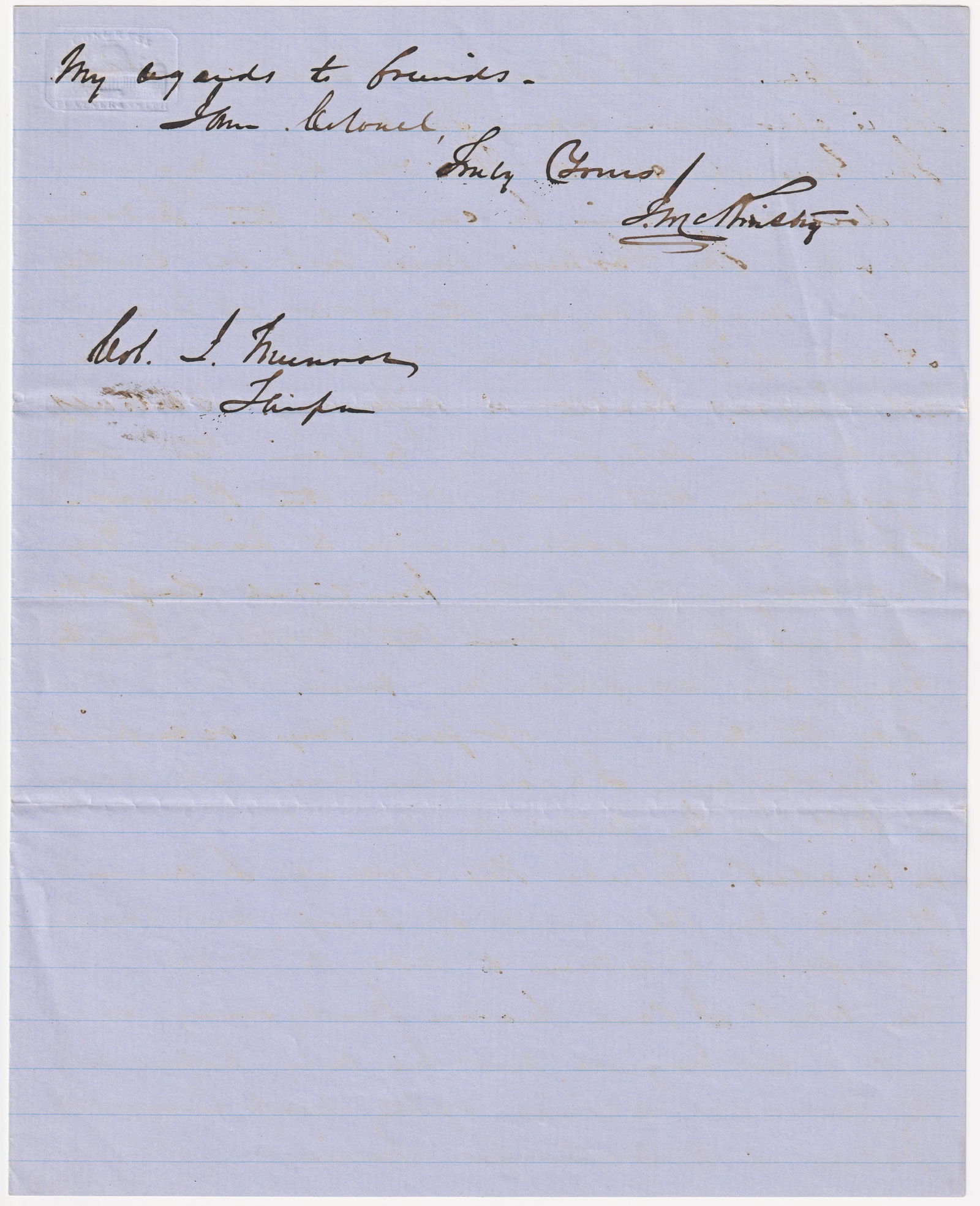 JUSTUS MCKINSTRY - 3