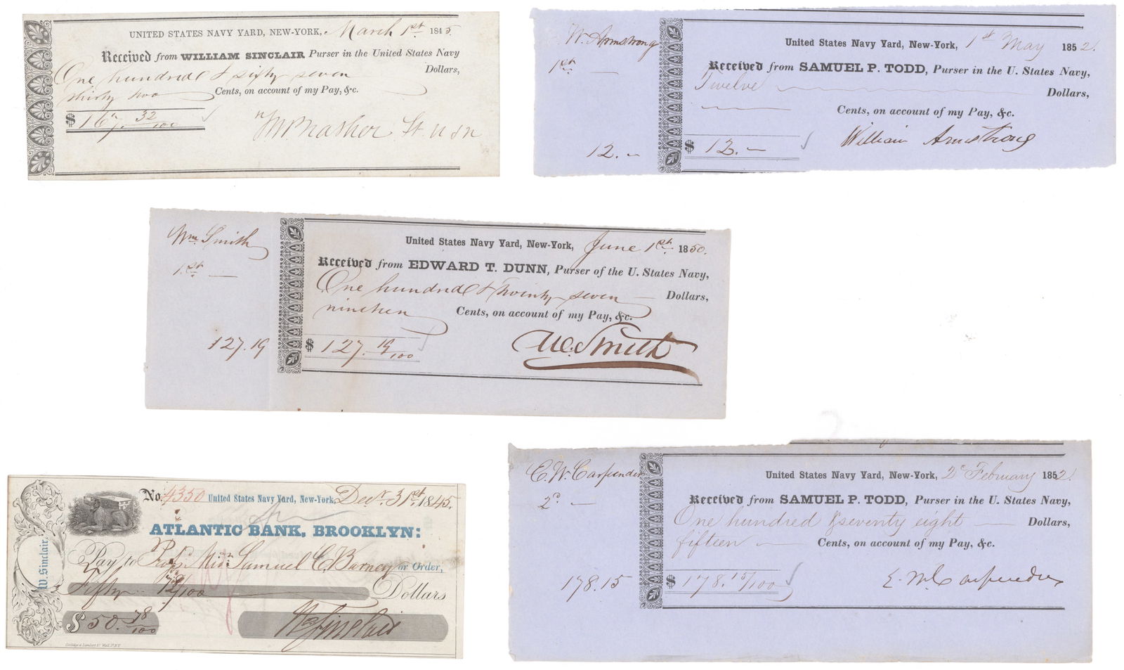 U.S. NAVY PAY RECEIPTS (48) - 2