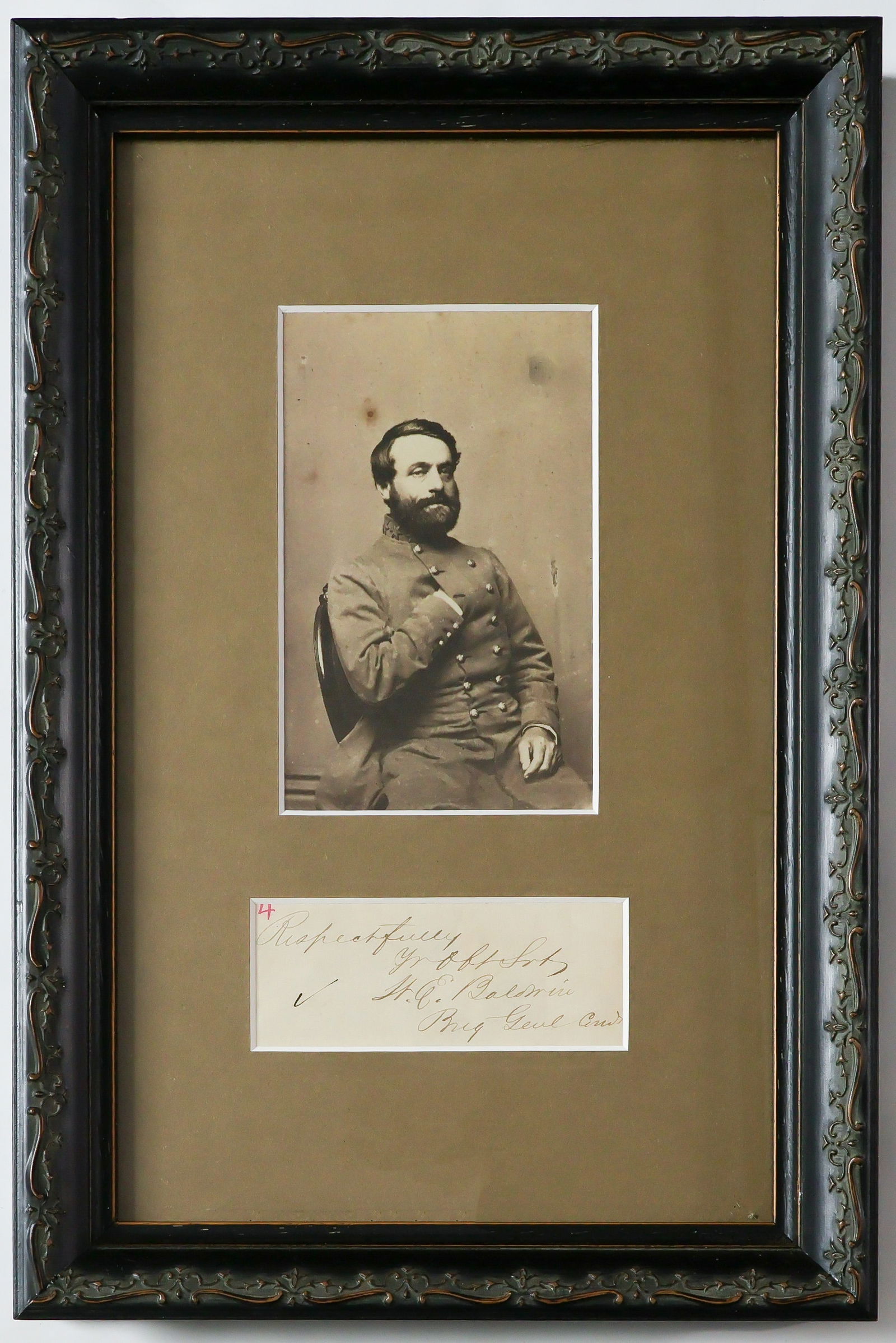 WILLIAM E. BALDWIN: (1827 – 1864) Confederate brigadier general in command of a mixed brigade of Mississippi and Tennessee soldiers. Winning distinction at the Battle of Coffeeville, Baldwin would later participate