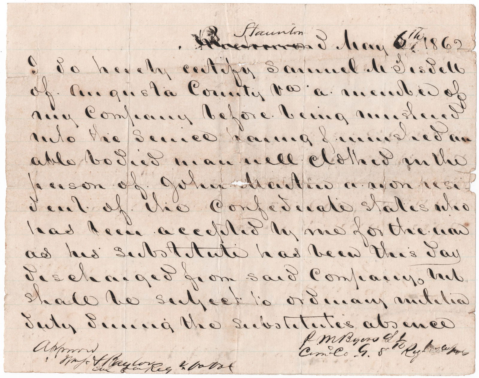 WILLIAM S. H. BAYLOR: (1831-1862) Confederate colonel who assumed command of Jackson’s Stonewall Brigade after the death of Winder at Cedar Mountain, but was himself killed in action at Second Manassas before his pro