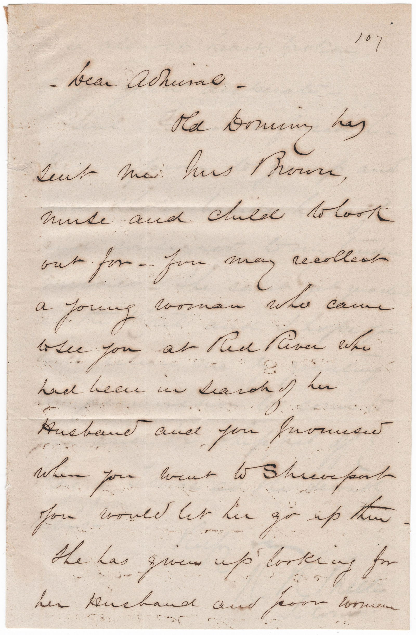 (UNION NAVY) KIDDER R. BREESE DEALS WITH A DESPONDENT CONFEDERATE WIFE: KIDDER R. BREESE (1831-1881) U.S. Navy officer, commanded a squadron of mortar schooners during Admiral David D. Porter’s advance on New Orleans, later commanded the naval landing forces during