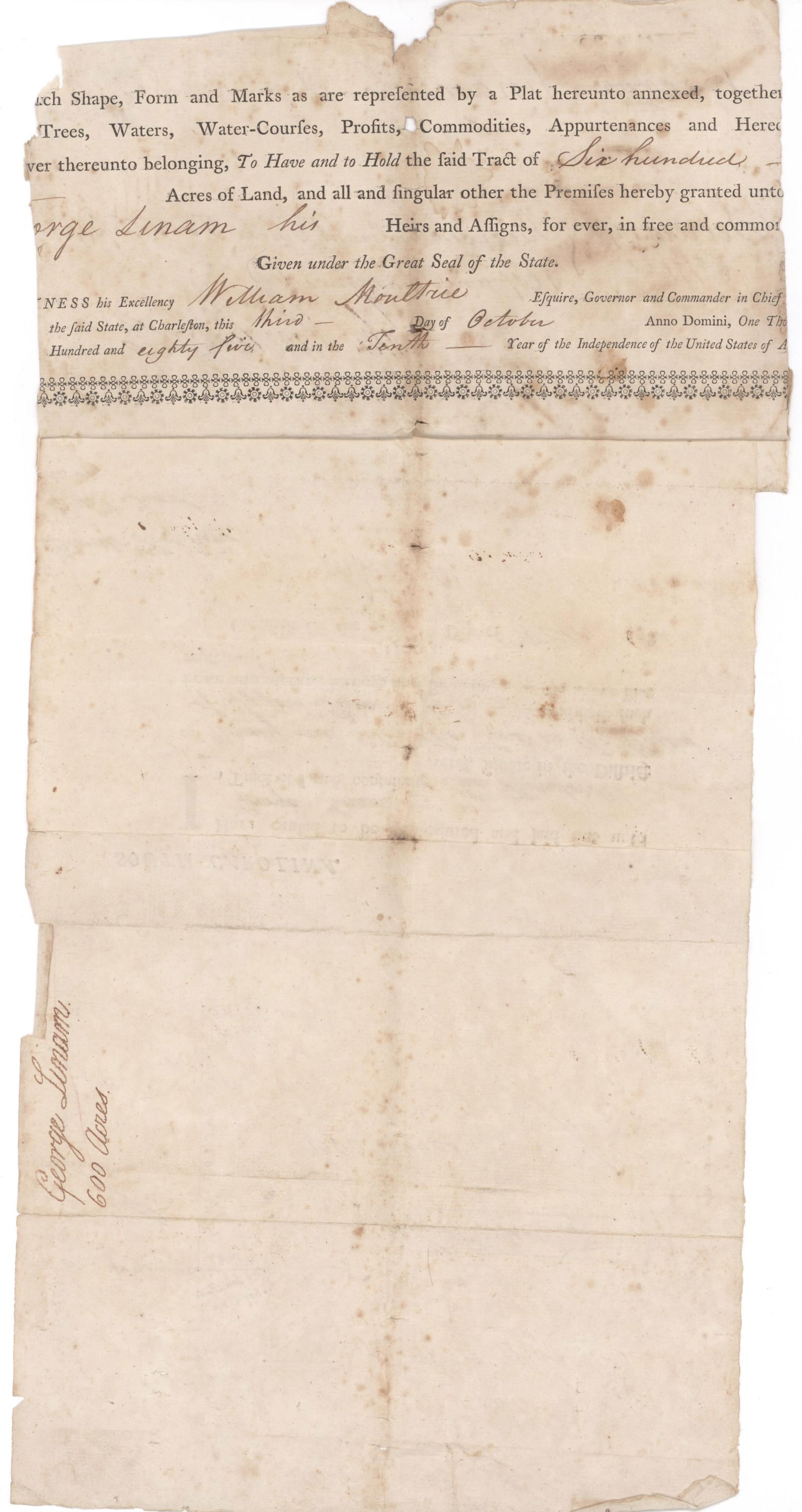 WILLIAM MOULTRIE - 2