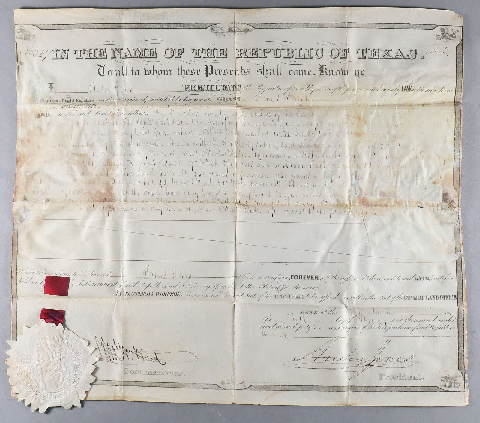 (TEXAS) ANSON JONES (1 of 2)